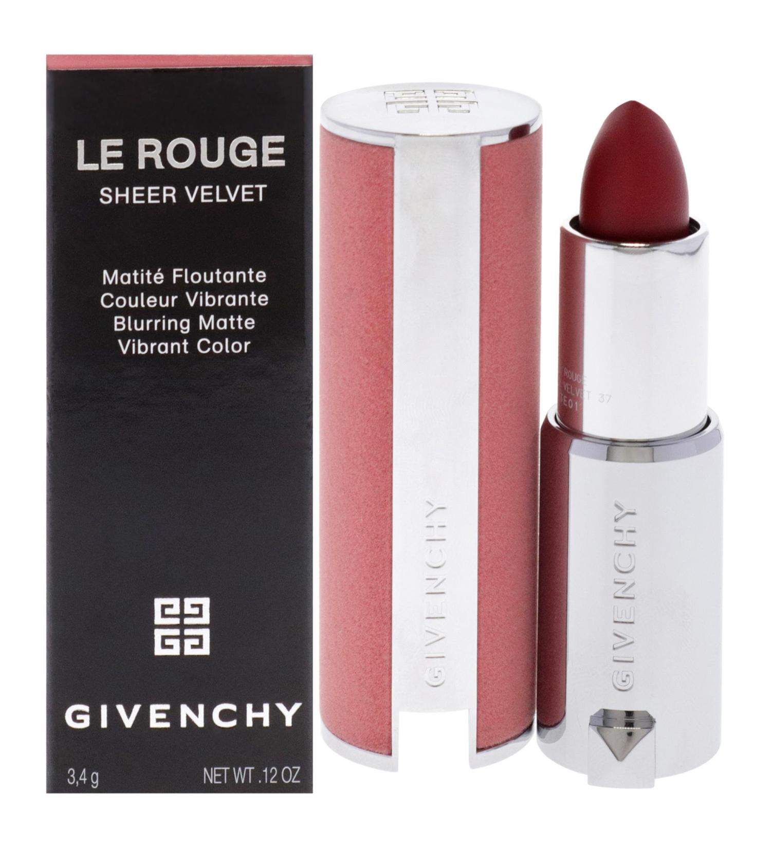 Givenchy Le Rouge Sheer Velvet Matte Lipstick N37 Rouge Graine - 0.11 oz | Buy Internationally - Women's Lipstick - Buy Online on SooperMarket.com
