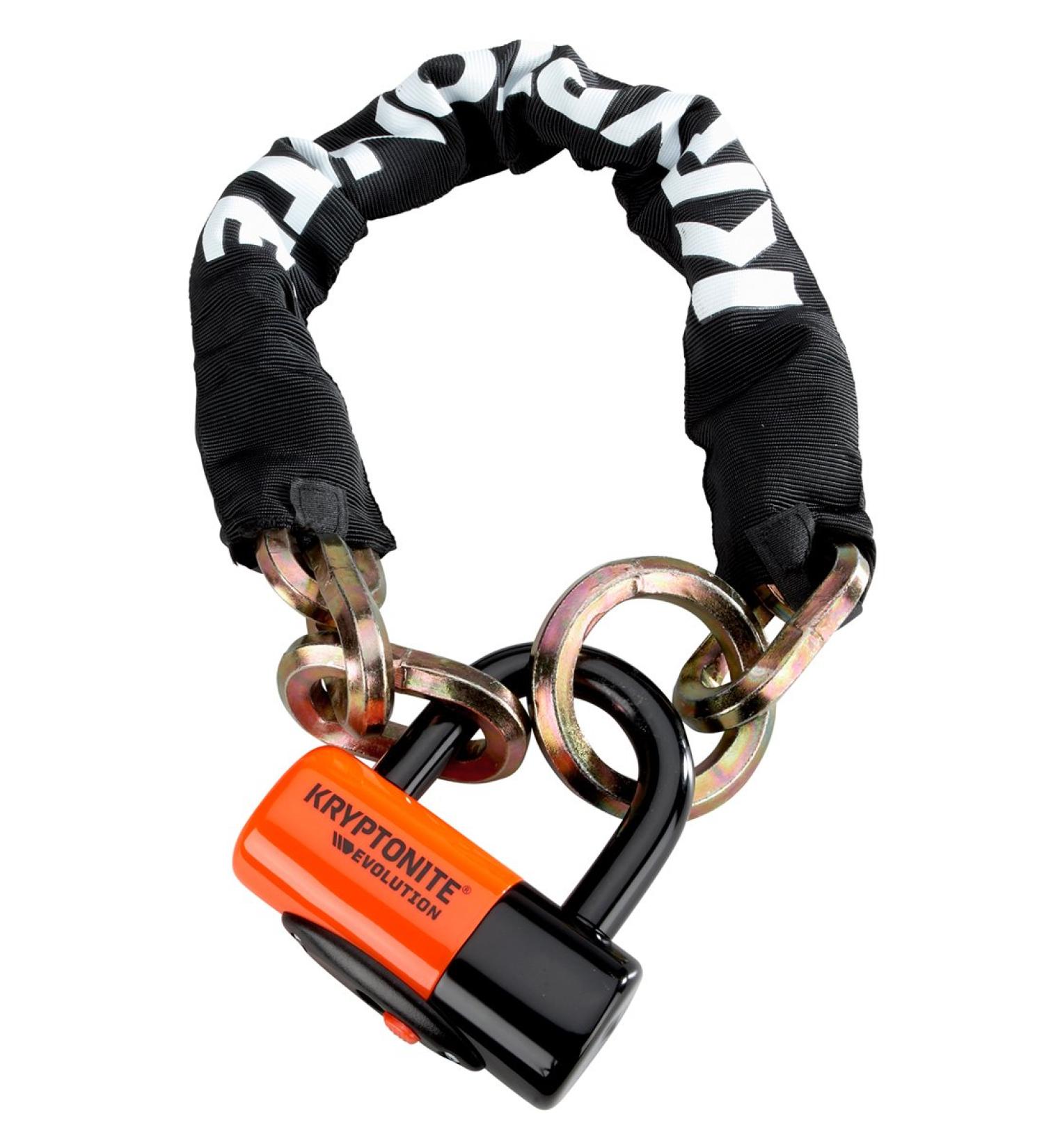Kryptonite New York Cinch Ring Chain 12mm x 75cm with EVS4 Disc Shackle - Ultimate Security Solution - Buy Online on SooperMarket.com