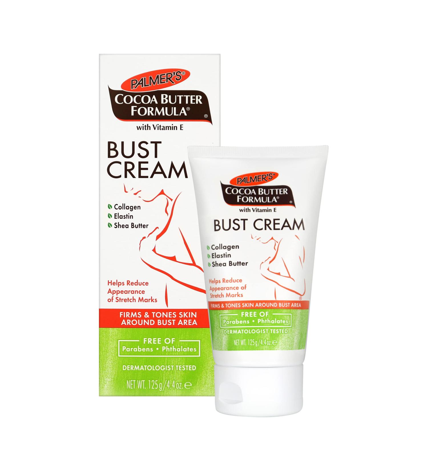 Palmer's Cocoa Butter Bust Firming Massage Cream | 4.41oz (125g) | Vitamin E Enriched | Pack of 1 - Buy Online on SooperMarket.com
