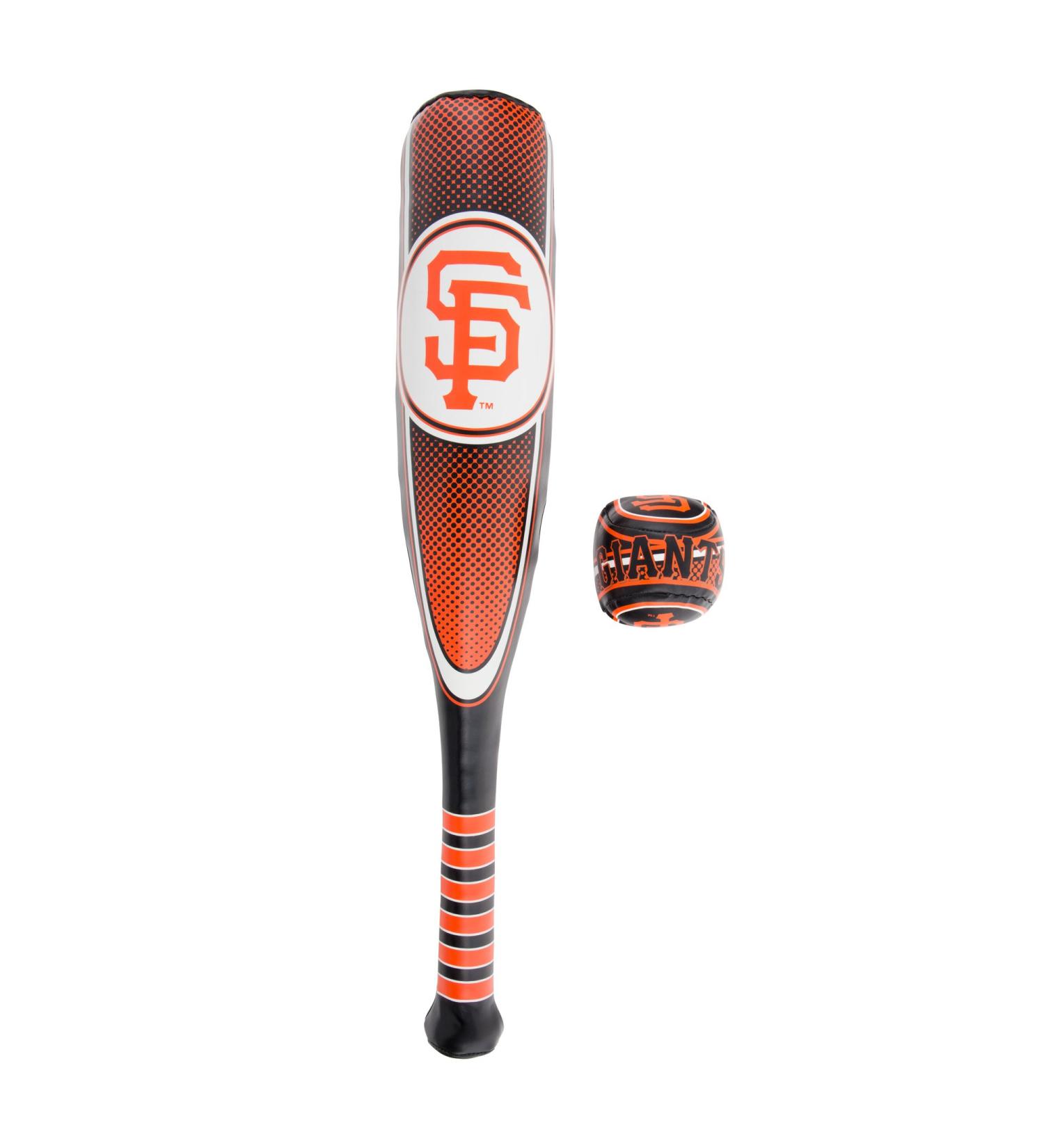 Franklin Sports MLB Soft Sport Kids Baseball Bat + Ball Sets - Toy Youth Baseball + Teeball Bats + Soft Indoor Baseballs for Kids - MLB Team Kids Baseball Toy Sets San Francisco Giants
