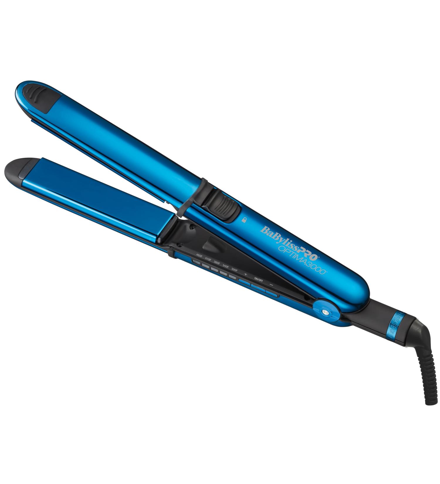 BaBylissPRO Nano Titanium Stainless Steel OPTIMA Flat Iron 1-1/4" Wide Midnight Blue - Buy Online on SooperMarket.com