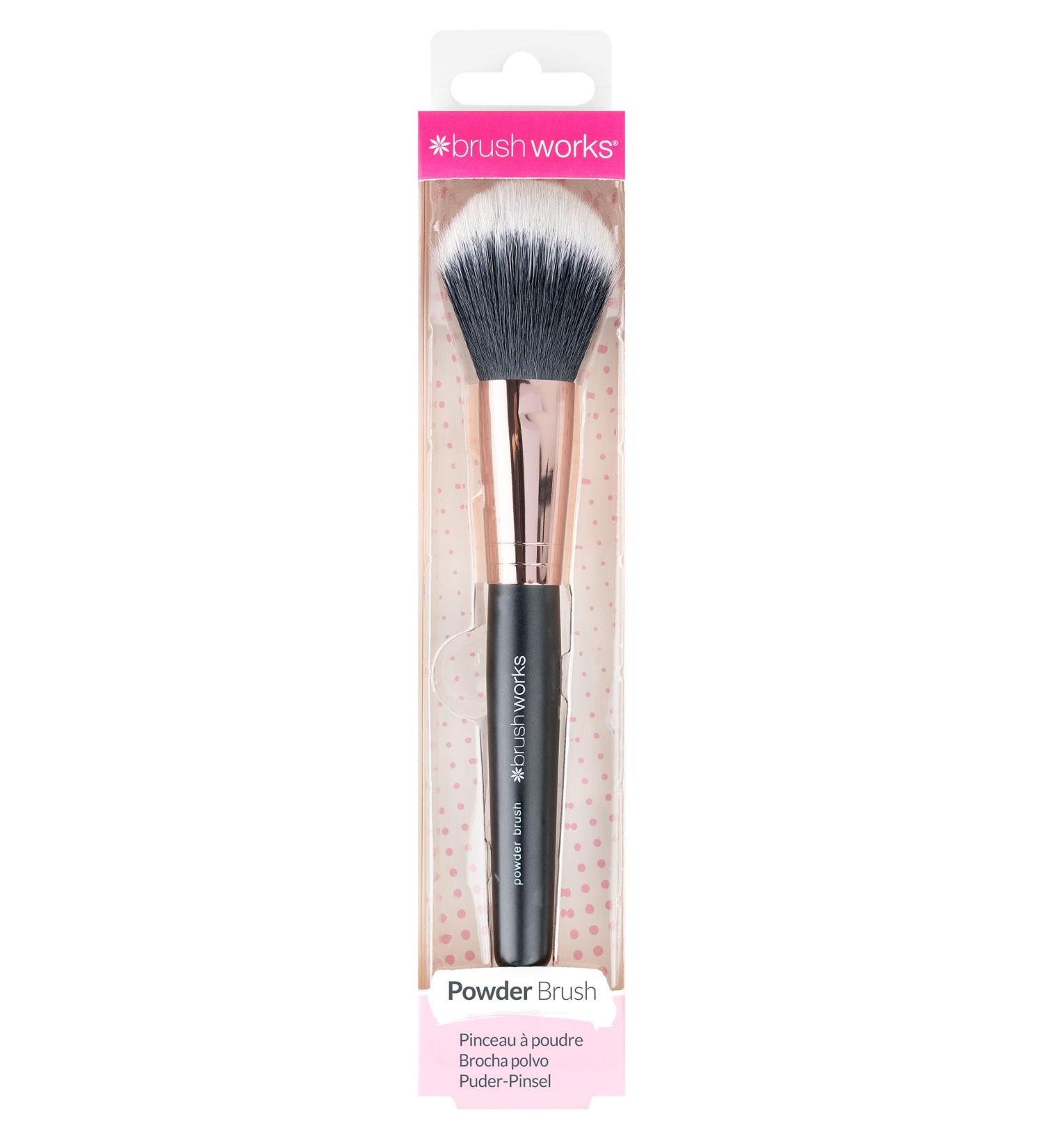 Brushworks Powder Brush Black and Gold One Size - Buy Online on SooperMarket.com