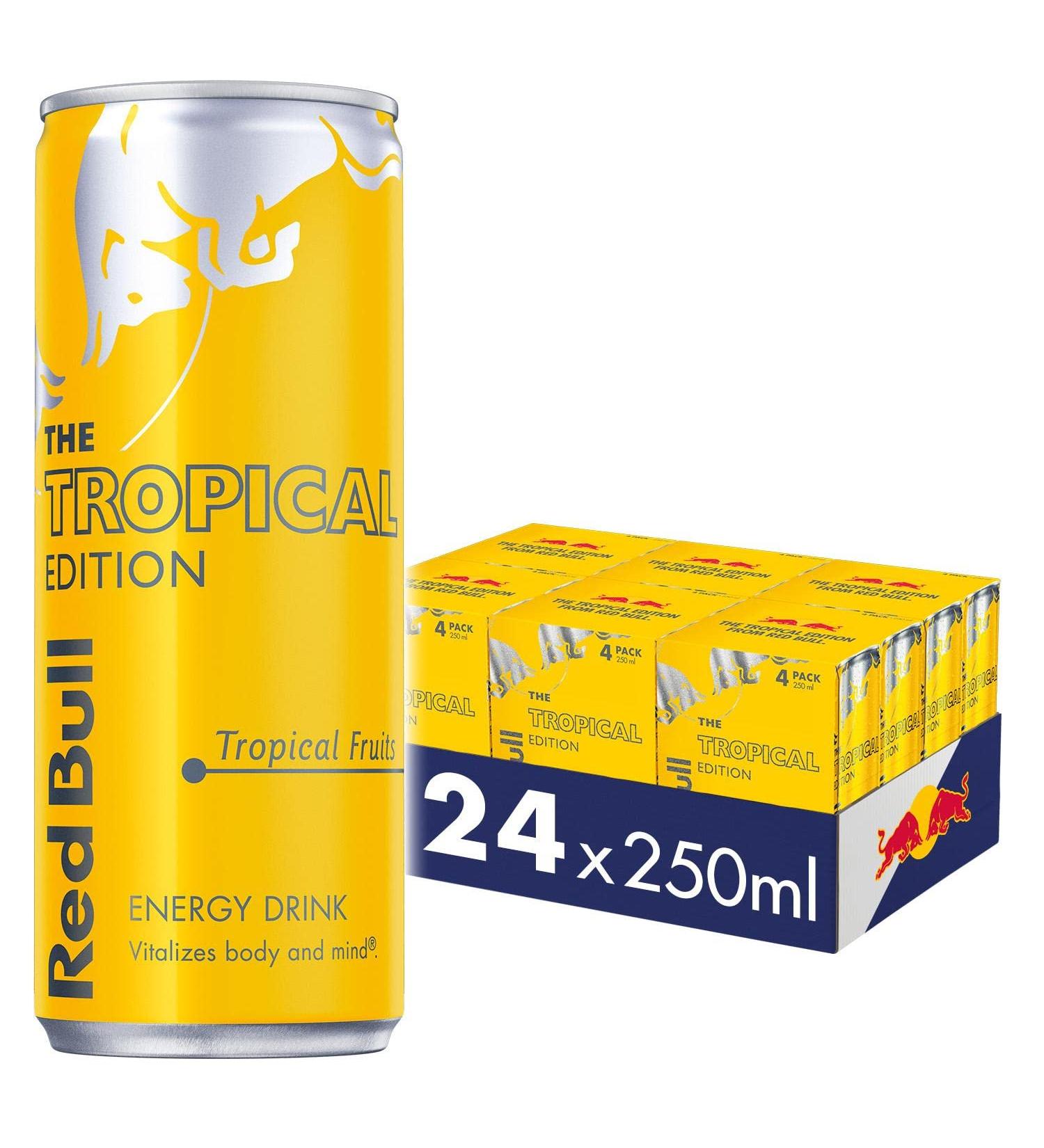 Red Bull Energy Drink Tropical Edition 250 ml x24 - Buy Online on SooperMarket.com