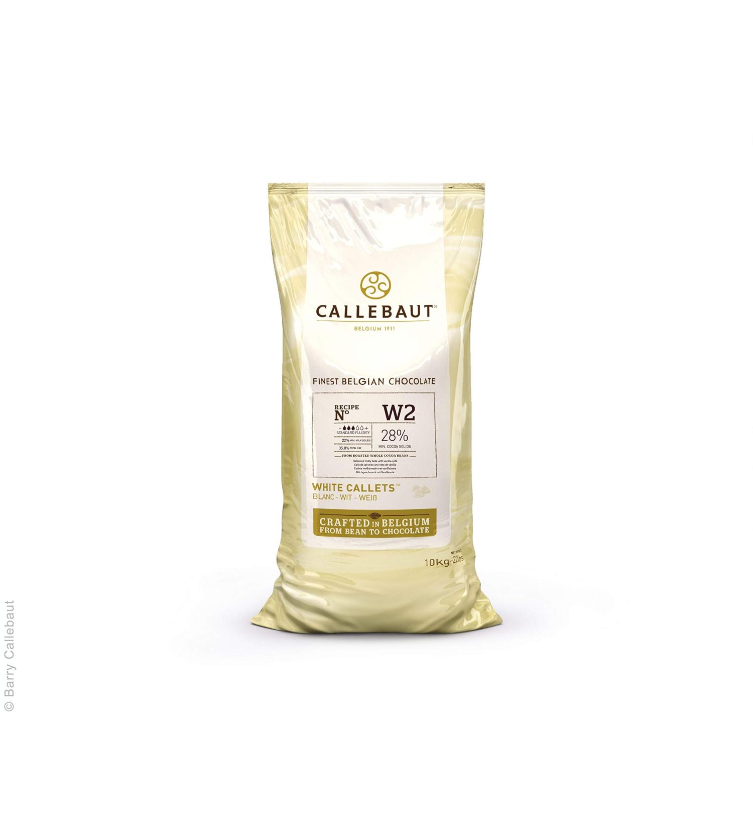 Callebaut White 28% - Callets (Chips) - W2NV 10 KG - Buy Online on SooperMarket.com