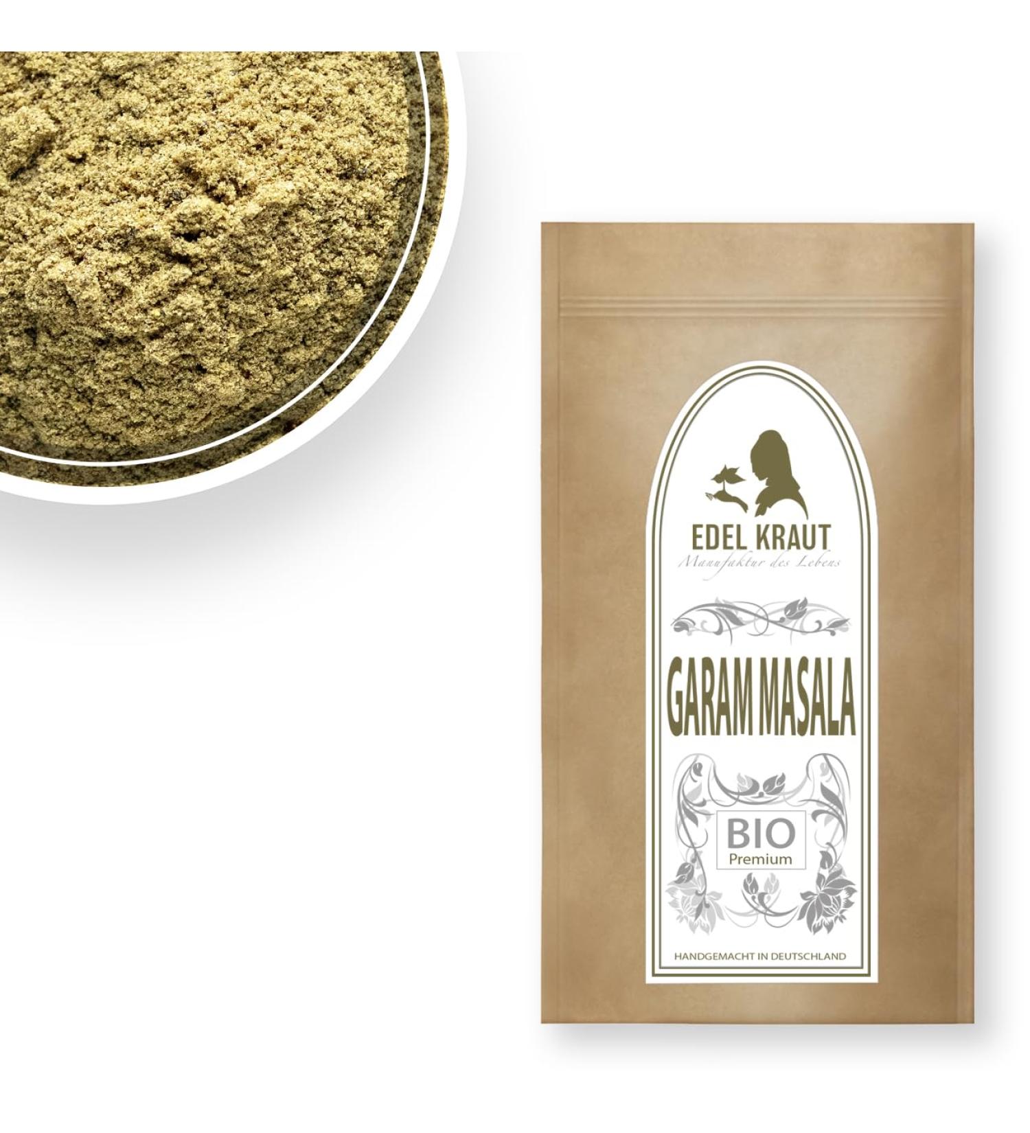 EDEL KRAUT Organic Garam Masala 500g | Authentic Indian Spice Mix for Flavorful Dishes - Buy Online on SooperMarket.com