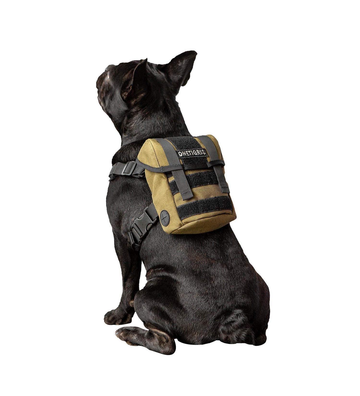 Buy Oneigris Eureka Backpack for Small Dogs - Green Feces Bag Dispenser Ideal for Hiking - L 14 x W 6 x H 18 cm - Buy Online on SooperMarket.com