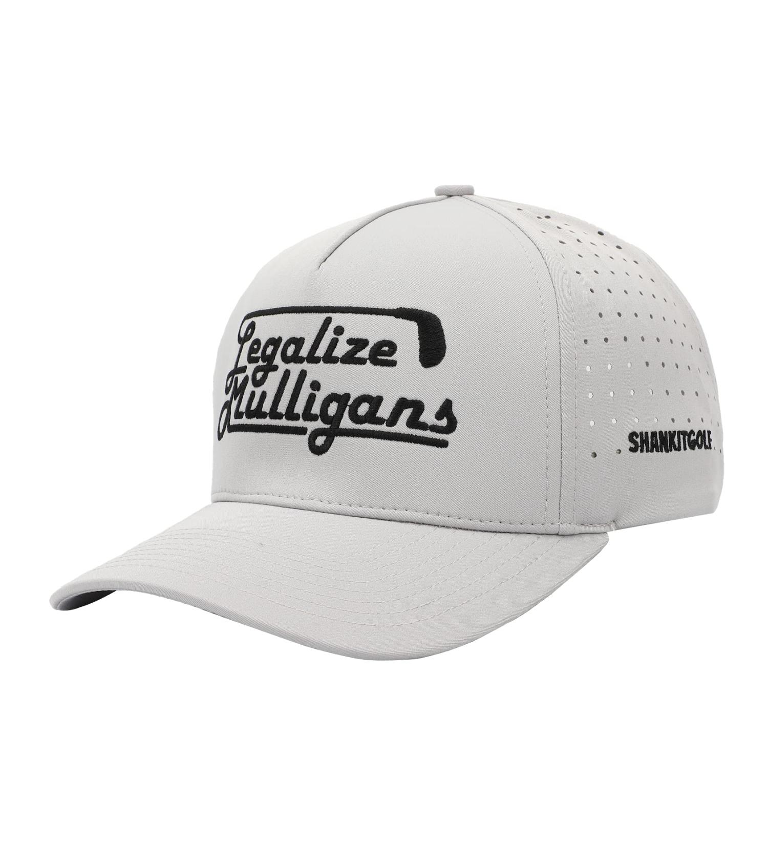 SHANKITGOLF Legalize Mulligans Funny Golf Hat - Gray Adjustable Mens Golf Hat - Buy Online on SooperMarket.com
