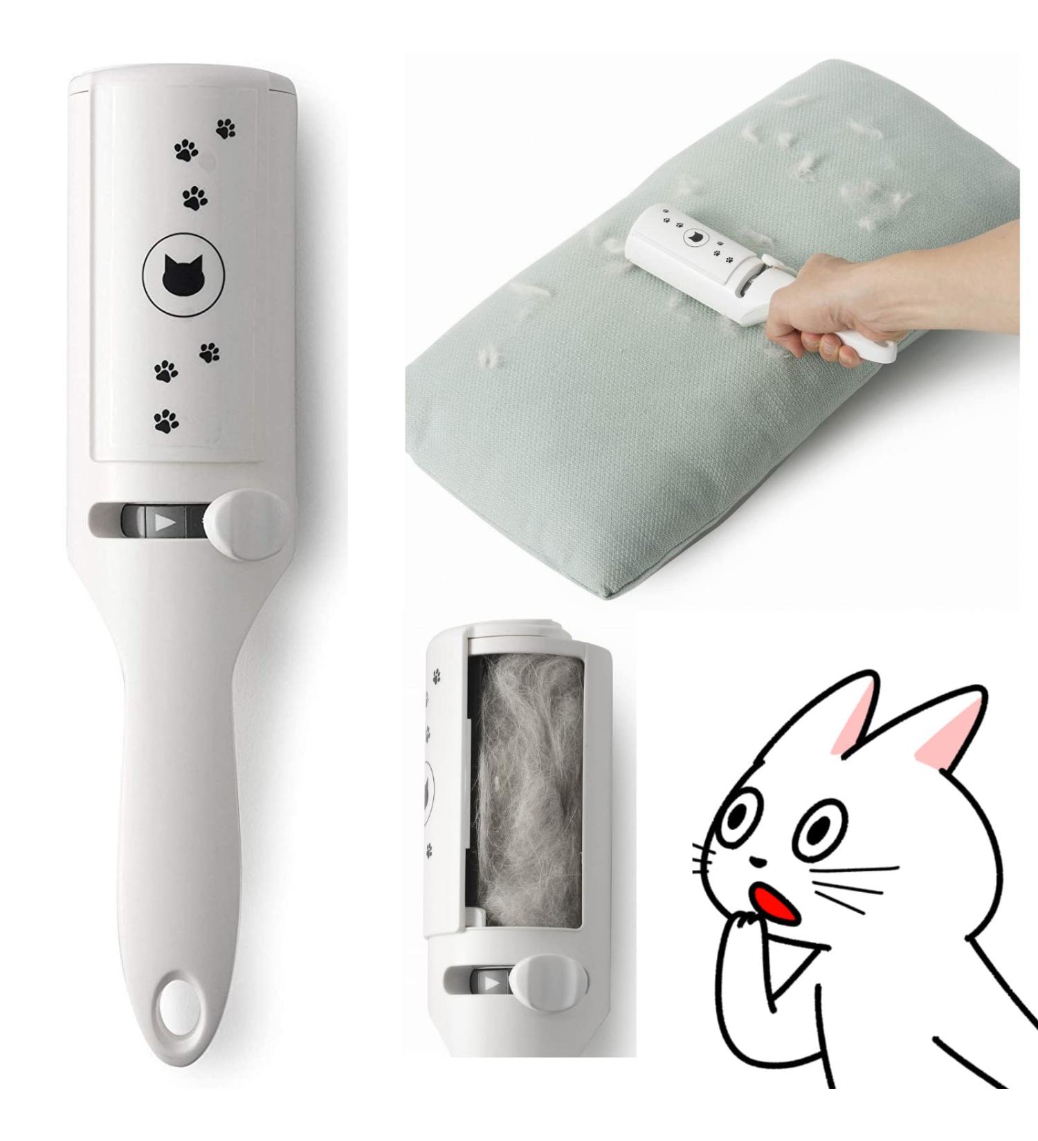Necoichi Purrfection Neat & Easy Cat Hair Remover - Textured Microfibers Trap Fur Fast | Made in Japan - Buy Online on SooperMarket.com