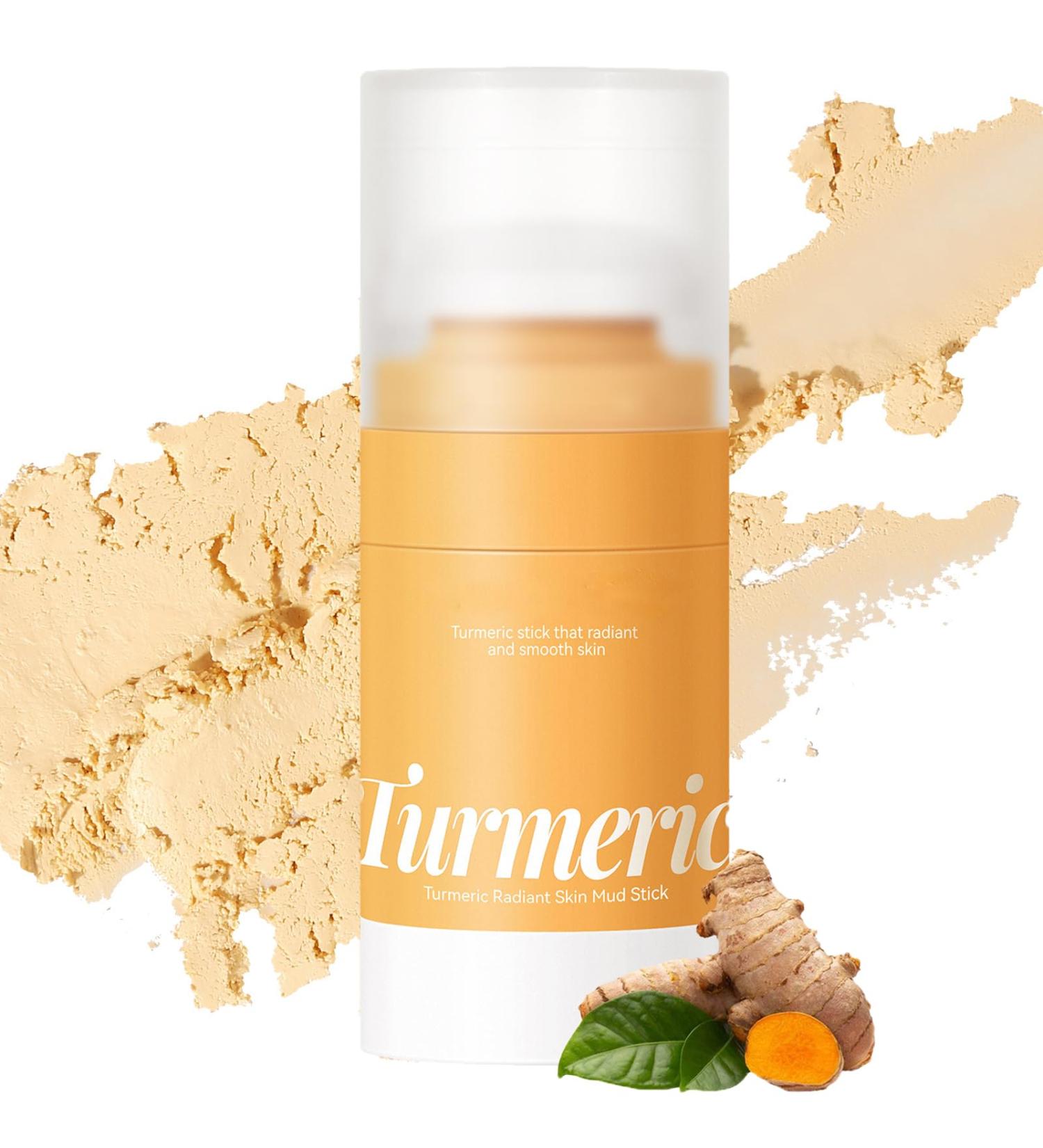 Mask Stick Turmeric Facial Mask Clay For Brightens Deep Cleans Face Masks Skincare Turmeric Skin Care Mask For Controlling Acne Oil And Refining Pores 1pc - Buy Online on SooperMarket.com