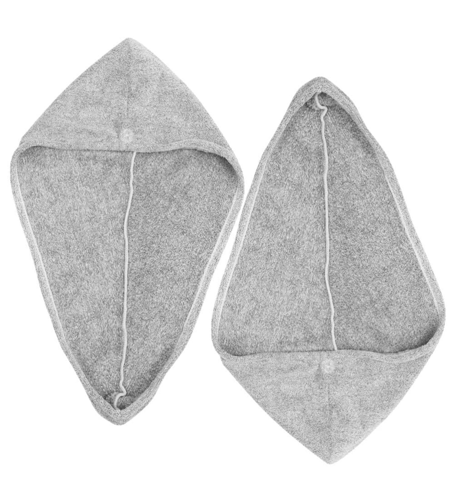 Super Absorbent Coral Fleece Hair Towel & Shower Cap Set | 2pcs Dry Hair Cap for Quick Hair Drying | Perfect Bath Accessory - Buy Online on SooperMarket.com