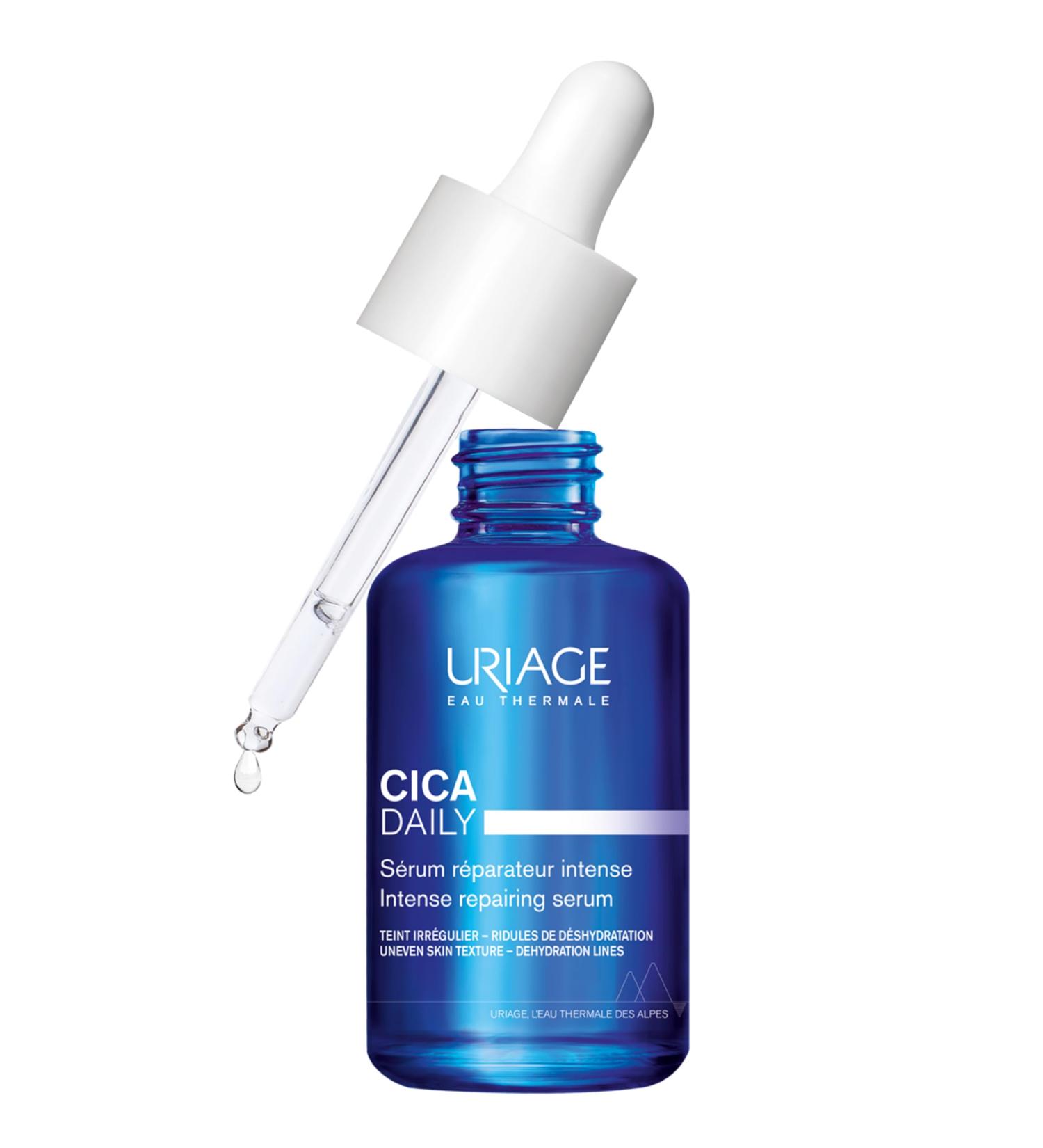 Uriage Bari derm-cica Daily Serum 1 fl. oz. | Anti-Aging Hydrating Serum for Fine Lines & Redness | Centella Asiatica & Hyaluronic Acid - Buy Online on SooperMarket.com