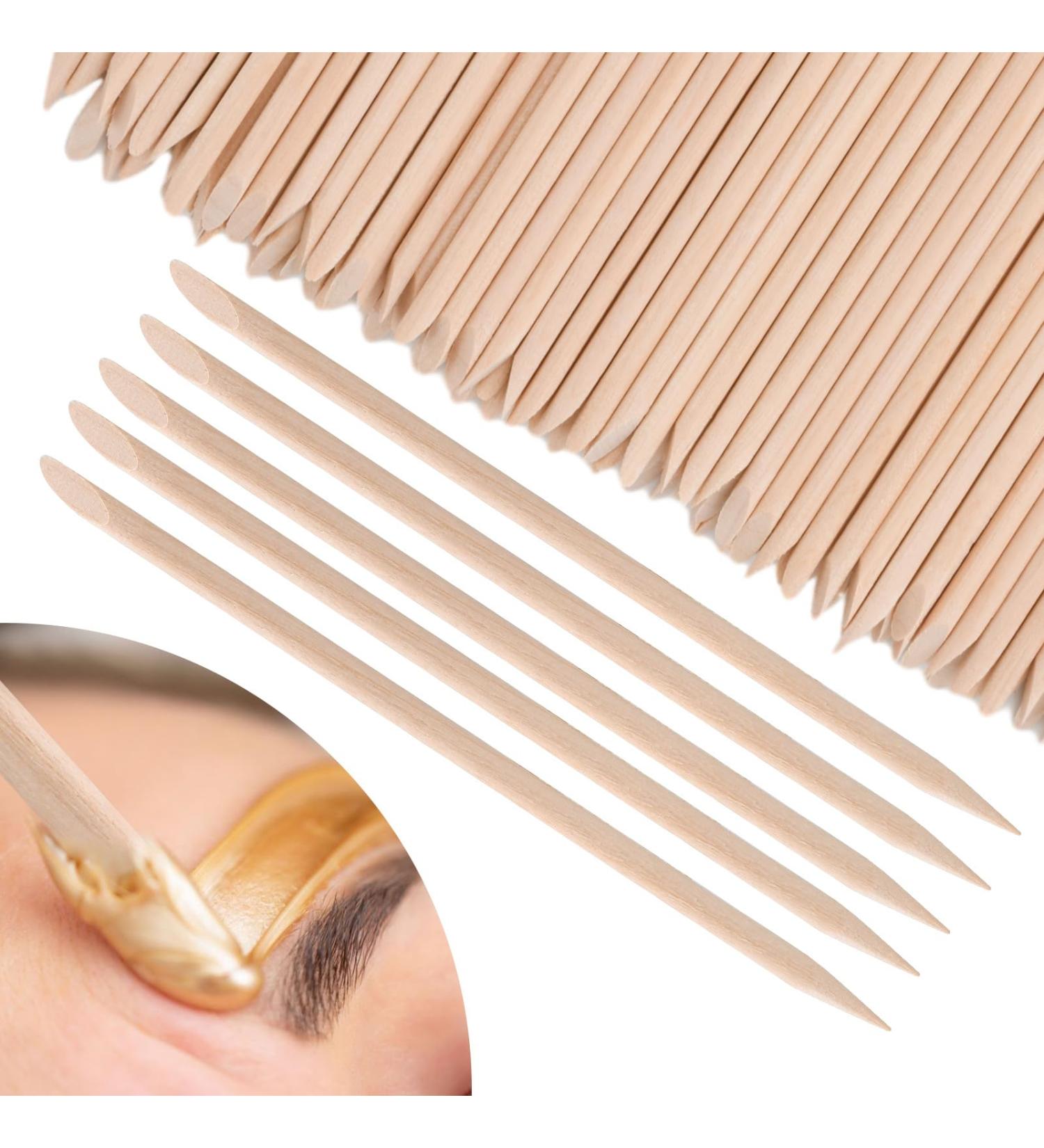 Wooden Wax Sticks Eyebrow Lip Nose Waxing Sticks Small Wax Spatulas Applicator Wood Craft Sticks for Hair Removal and Smooth Skin Spa and Home Usage (300PCS) - Buy Online on SooperMarket.com