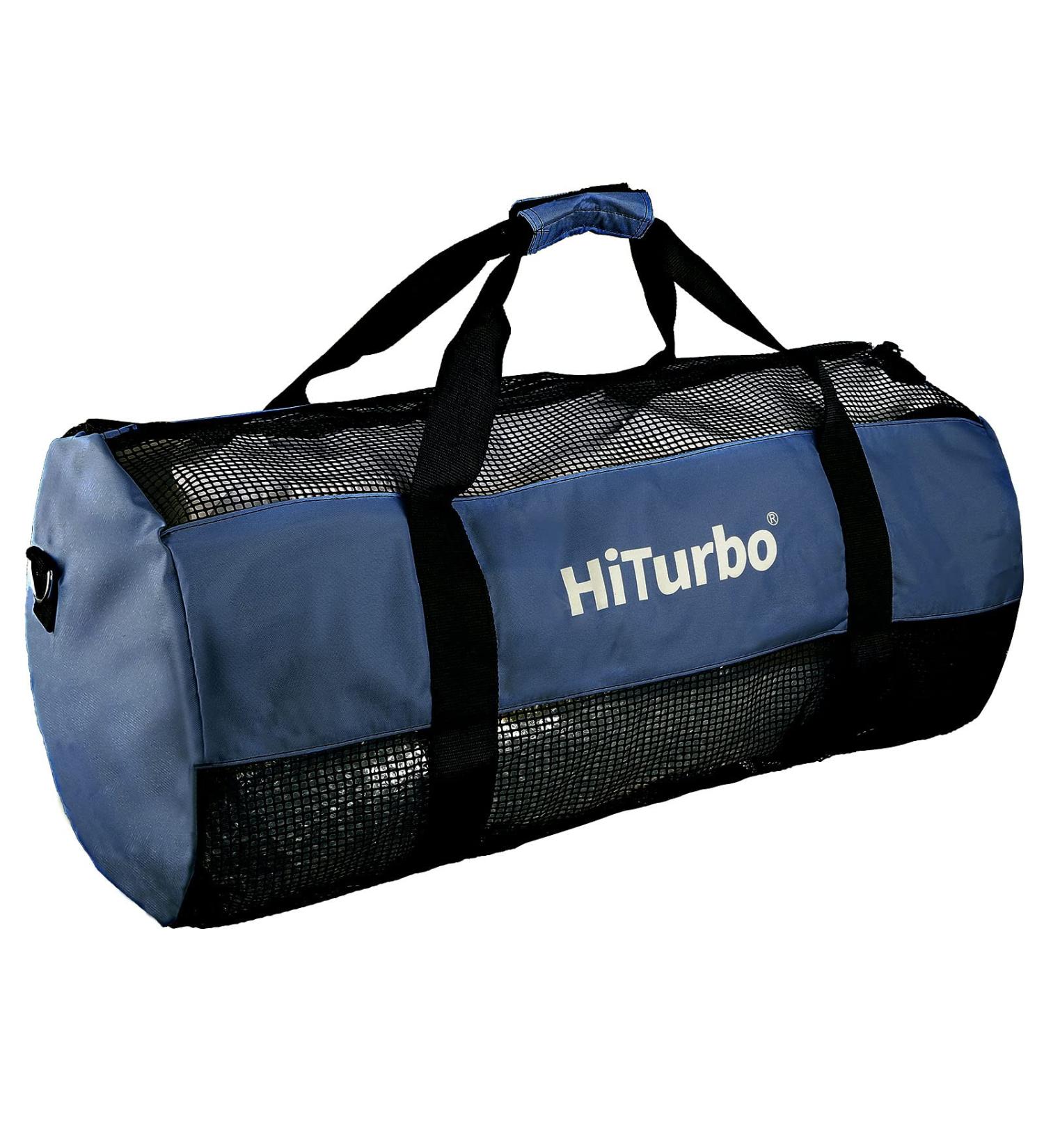 Hiturbo Mesh Duffel Bag for Scuba, Surfing, and Snorkeling - Navy - Buy Online on SooperMarket.com