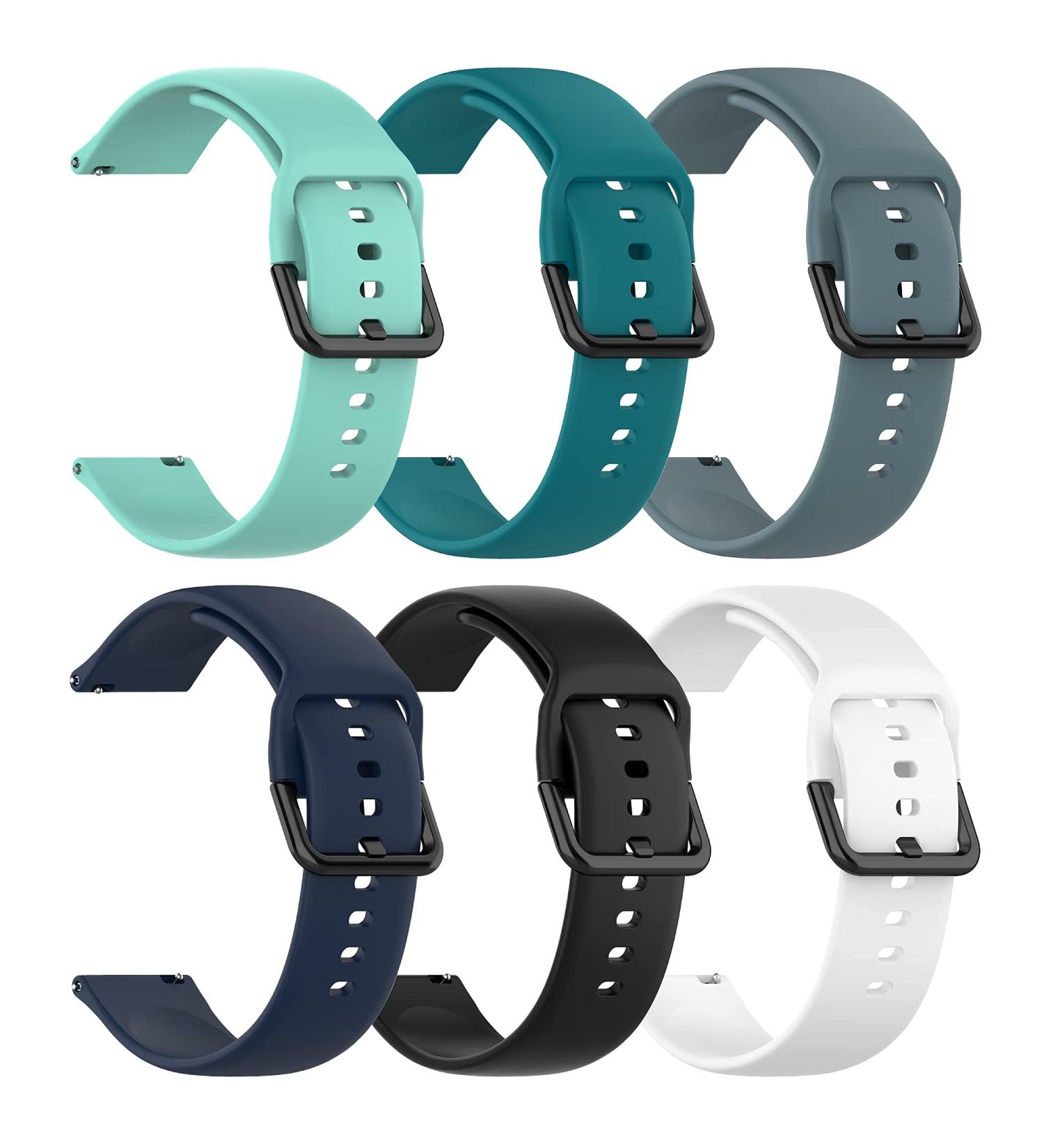 6-Pack Watch Bands for Veryfitpro ID205L/G/S, Willful ID205L/SW020/SW023 - Replacement Bands for Men & Women (Large) - Buy Online on SooperMarket.com