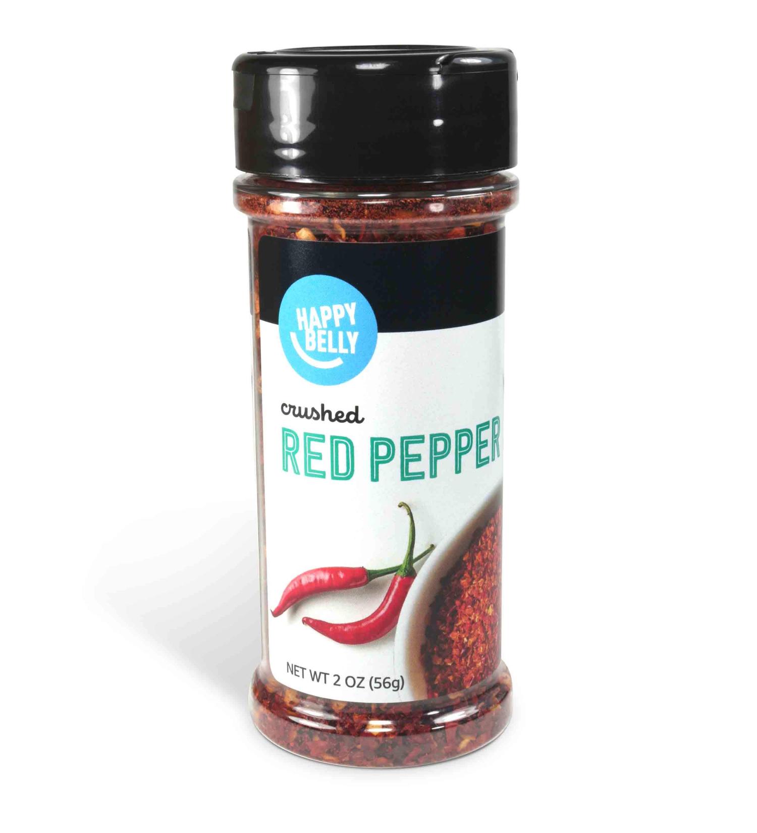 Amazon Brand Happy Belly Crushed Red Pepper - 2 Ounces - Buy Online on SooperMarket.com