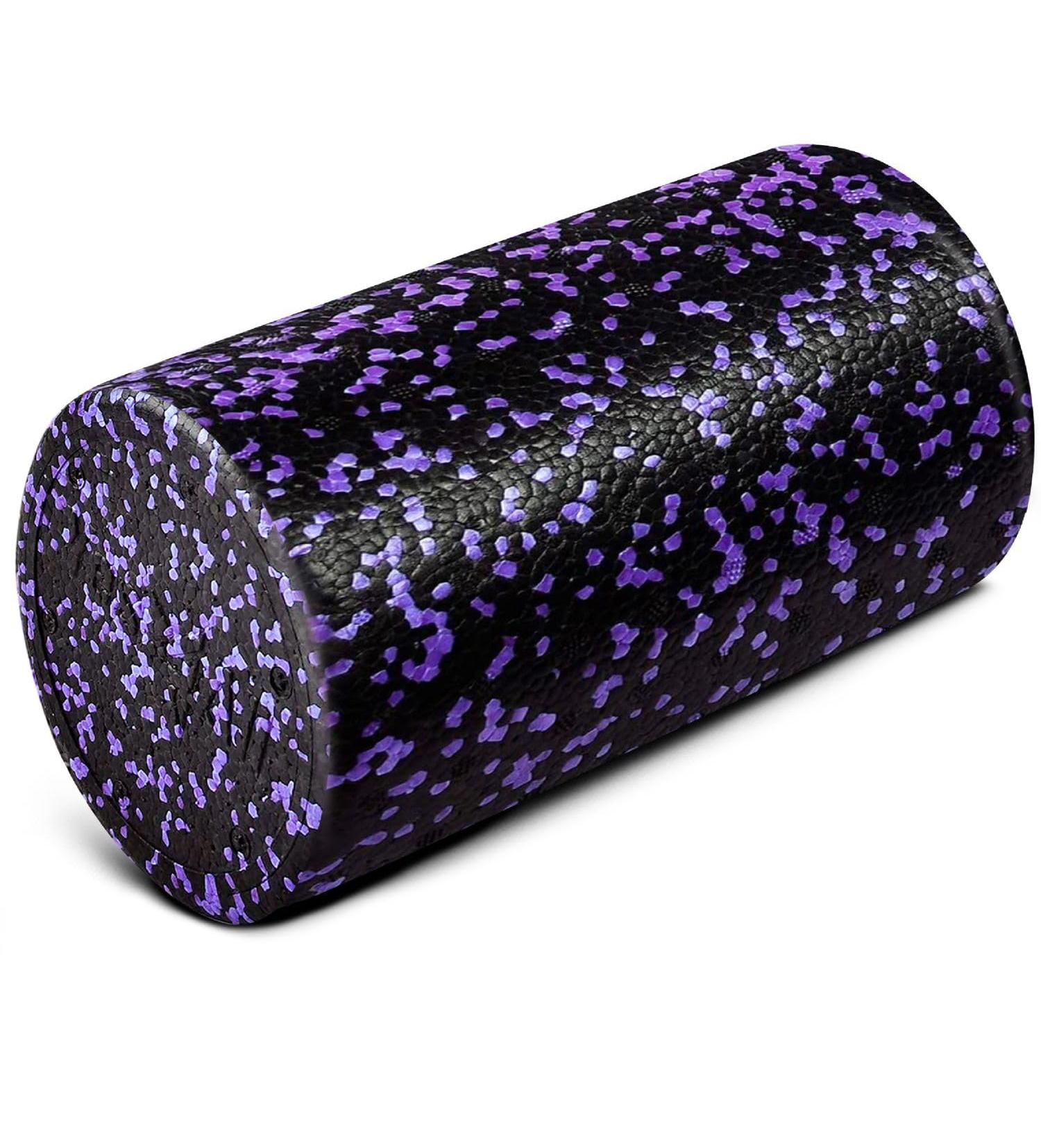 YES4All High-Density Foam Roller - 30/45/60/90 cm for Muscle Relief Yoga & Self-Massage - Purple Speckled - Buy Online on SooperMarket.com