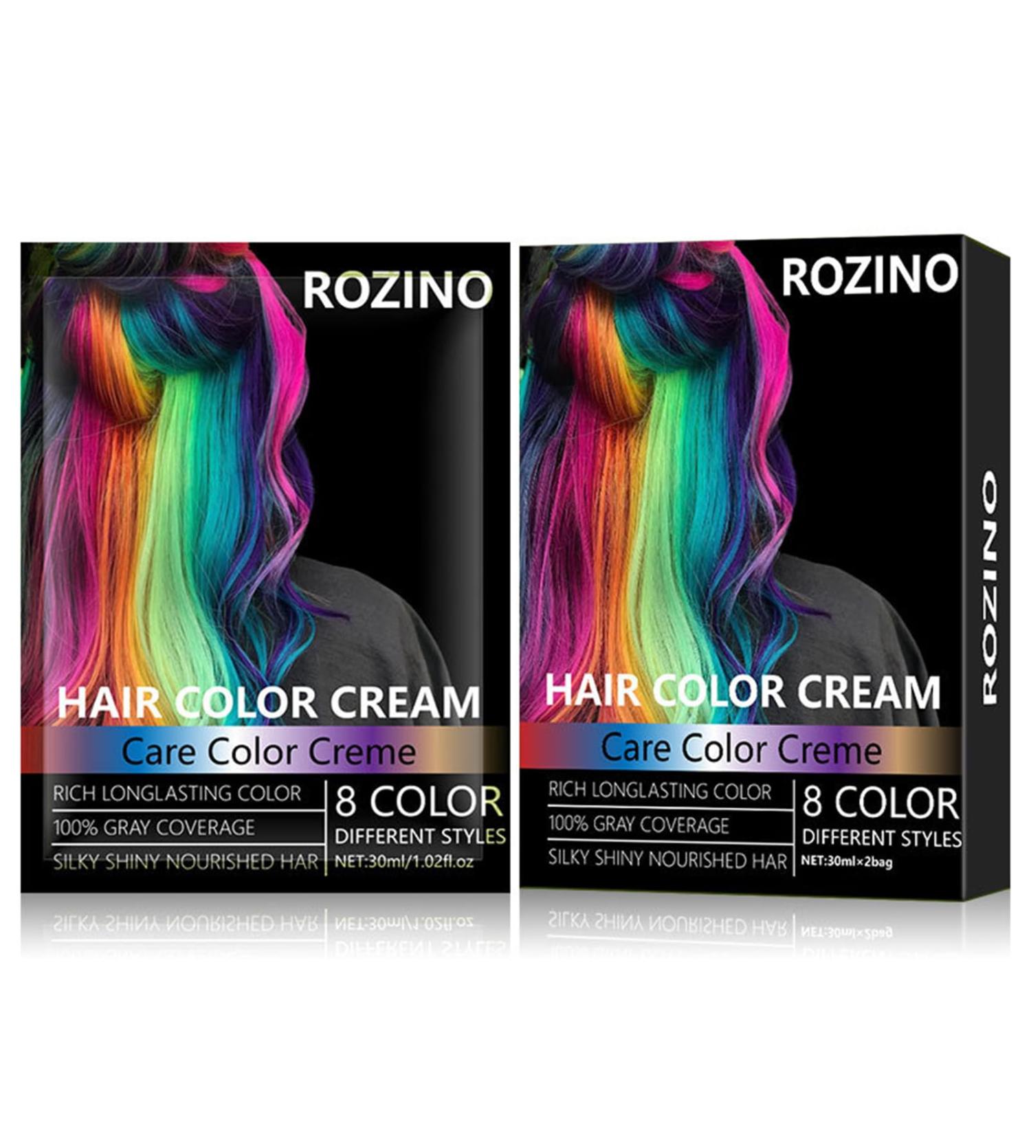Hair dye Semi-Permanent Hair Colour Glossy Hair Colour Waterproof Long Lasting Natural Hair Colour Natural Looking Glow Fights Grey Hair Shine Hair Colour Colour Lasts Up To 6-10 Washes(mediumbrown) - Buy Online on SooperMarket.com