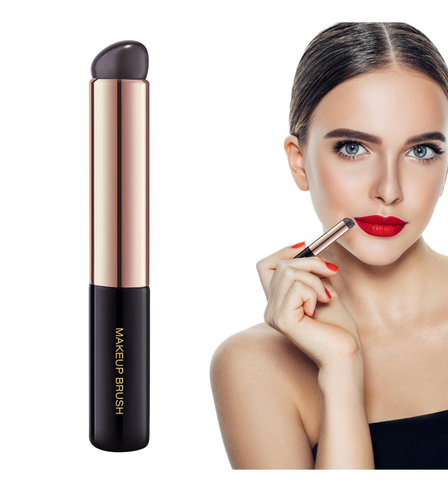 Makeup Lip Brush | Lipstick Applicator Wands For Eye Shadow | Gloss Makeup Brush Tool For Lipstick Concealer Eye Shadow For Wedding Dating Travel Daily Life 2pcs - Buy Online on SooperMarket.com