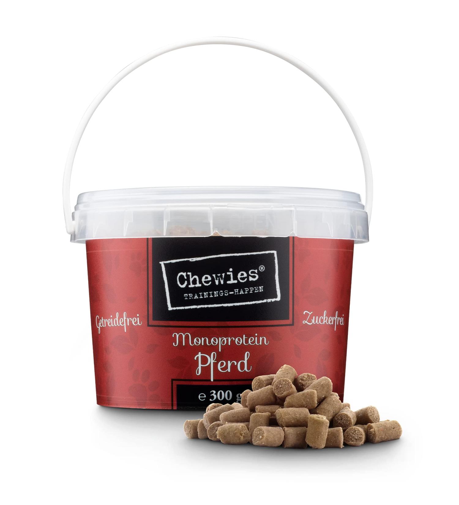 Chewies Training Swap Horse - Monoprotein Dog Snack - 300g Cereal & Sugar-Free - Soft Hypoallergenic Treats for Training - Buy Online on SooperMarket.com