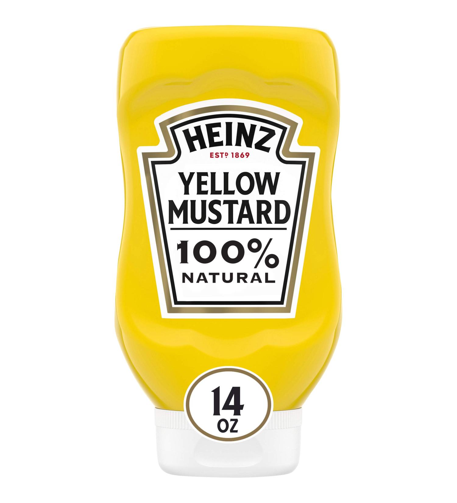 Heinz Yellow Mustard 2 x 397g - Buy Online on SooperMarket.com