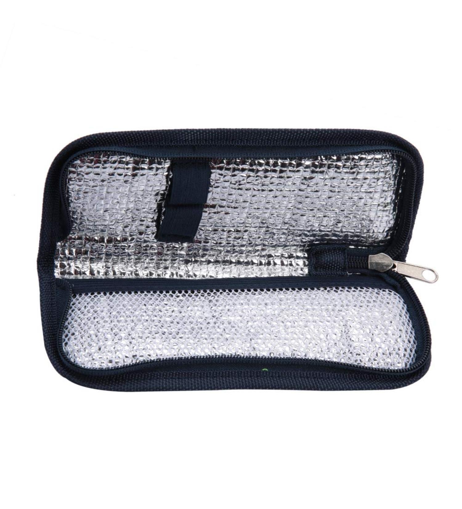 Diabetic Insulin Cooler Bag - Portable Travel Case for Insulin Pen & Supplies (Dark Blue) - Buy Online on SooperMarket.com