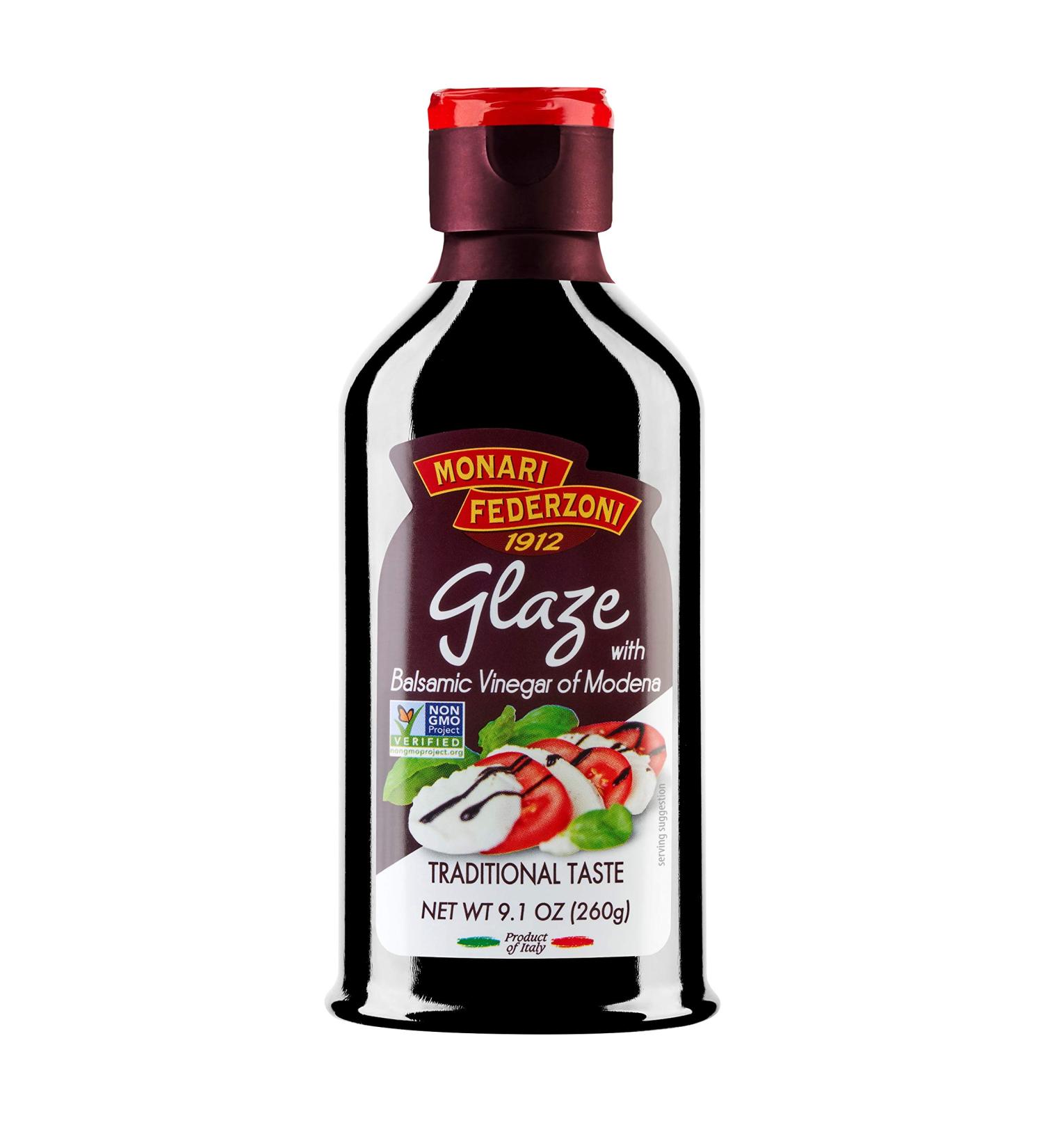 Monari Federzoni Glaze with Balsamic Vinegar of Modena - Traditional Taste - 9.1 oz (1 Pack) - Buy Online on SooperMarket.com