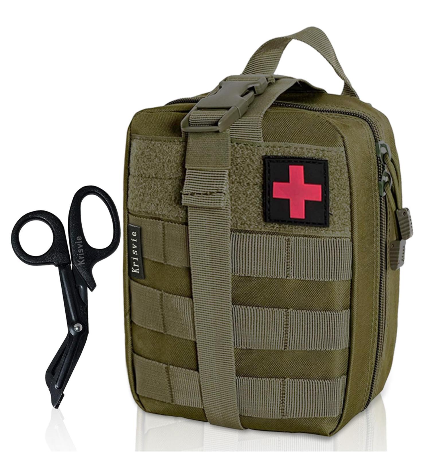 Buy Crisis First Aid Bag | Tactical EDC IFAK Pouch for Outdoor & Camping | Travel Pharmacy & Motorcycle Gear - Buy Online on SooperMarket.com