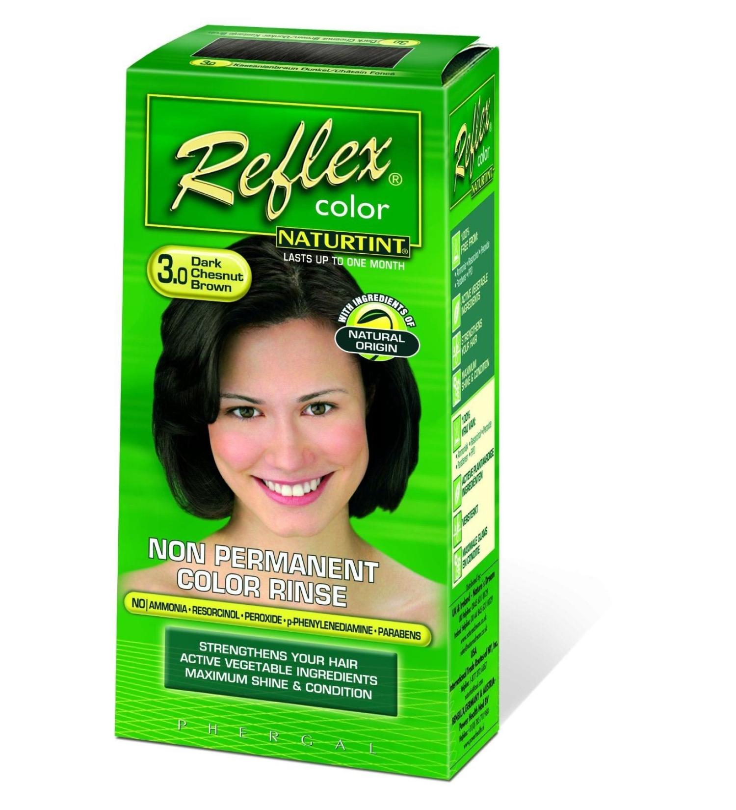 Naturtint - Non Permanent Reflex - 3.0 Dark Chestnut Brown - 90ml