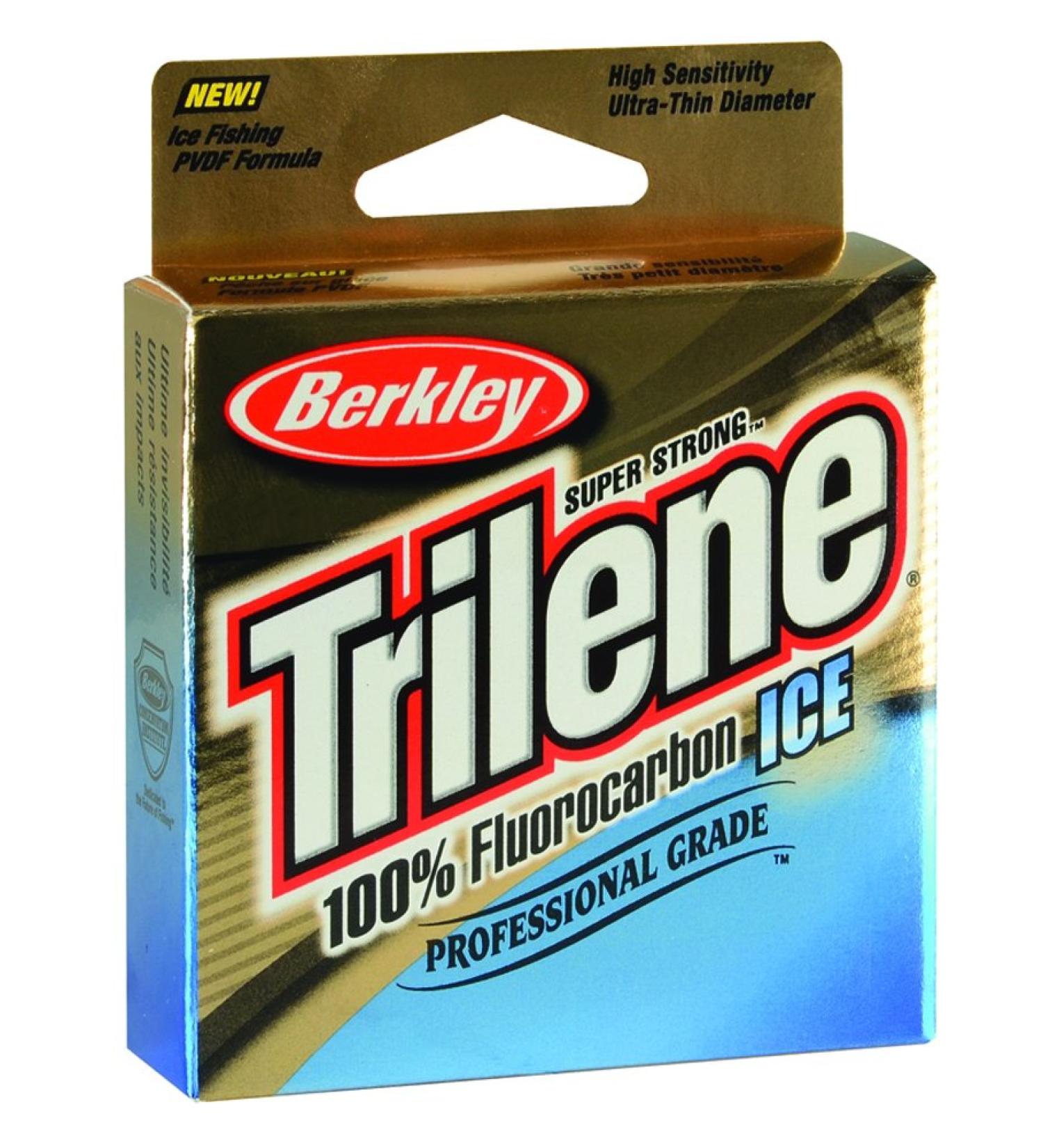 Berkley Trilene 100% Fluorocarbon Ice Clear 3lb 75yd Fishing Line - Ideal for Freshwater Fishing - Buy Online on SooperMarket.com