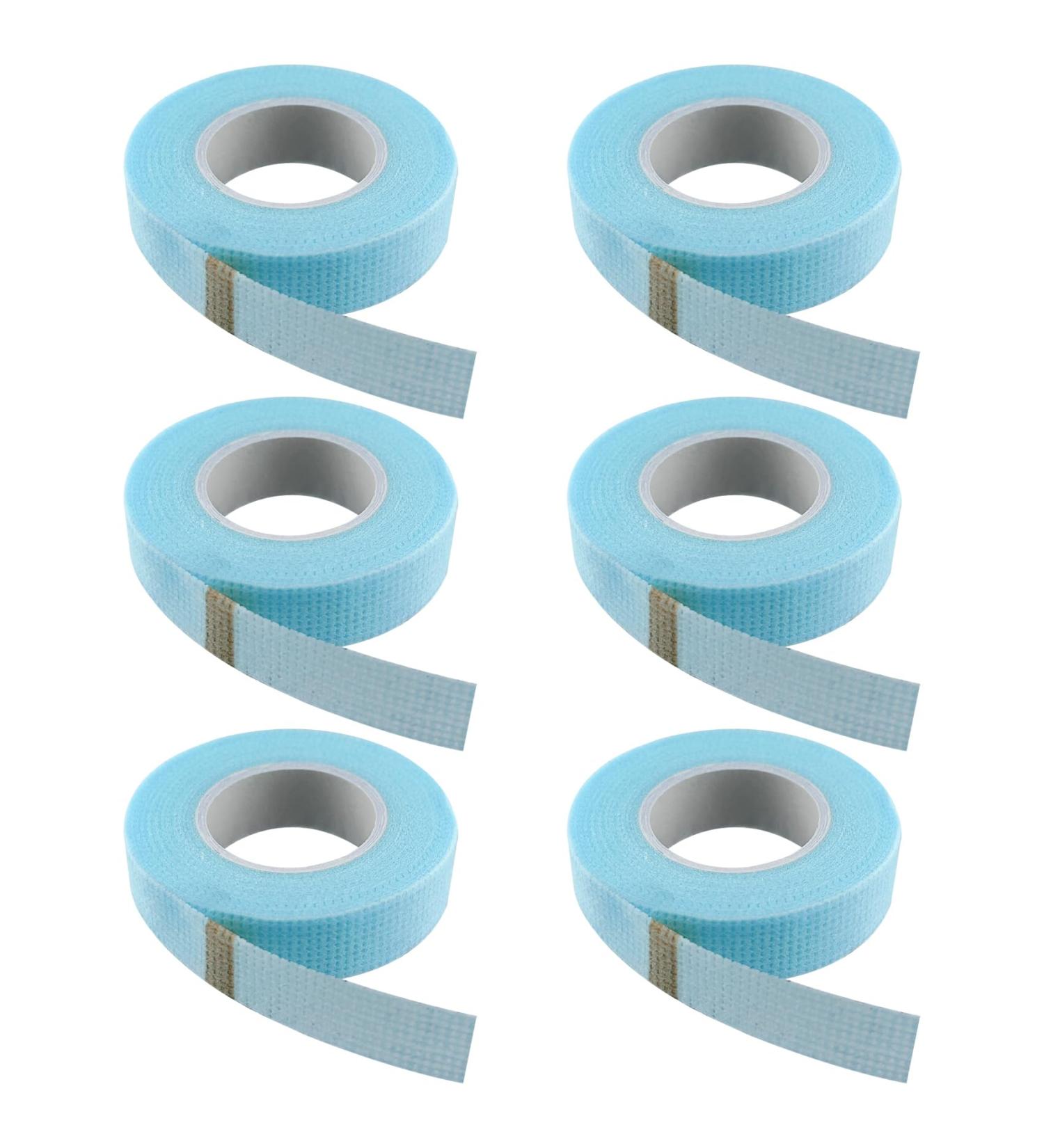 Buy 6 Rolls Adhesive Eyelash Tape - Micropore Makeup Tape for Lash Extensions | 9m Per Roll (Blue) - International Shipping Available - Buy Online on SooperMarket.com