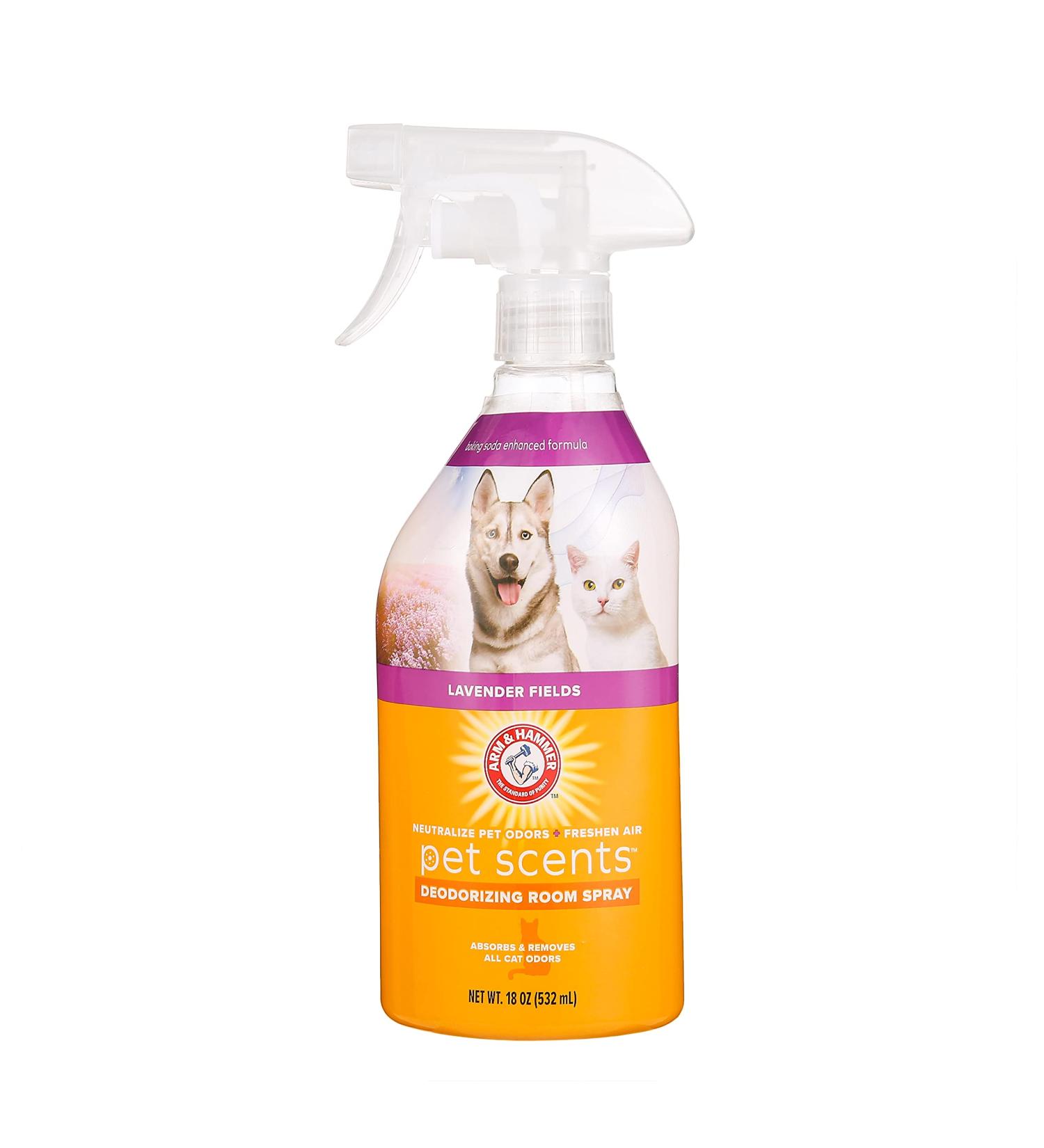 Arm & Hammer for Pets Pet Scents Room Spray 18 oz - Lavender Fields Pet Odor Eliminator - Home Air Freshener for Dog Odors - Buy Online on SooperMarket.com