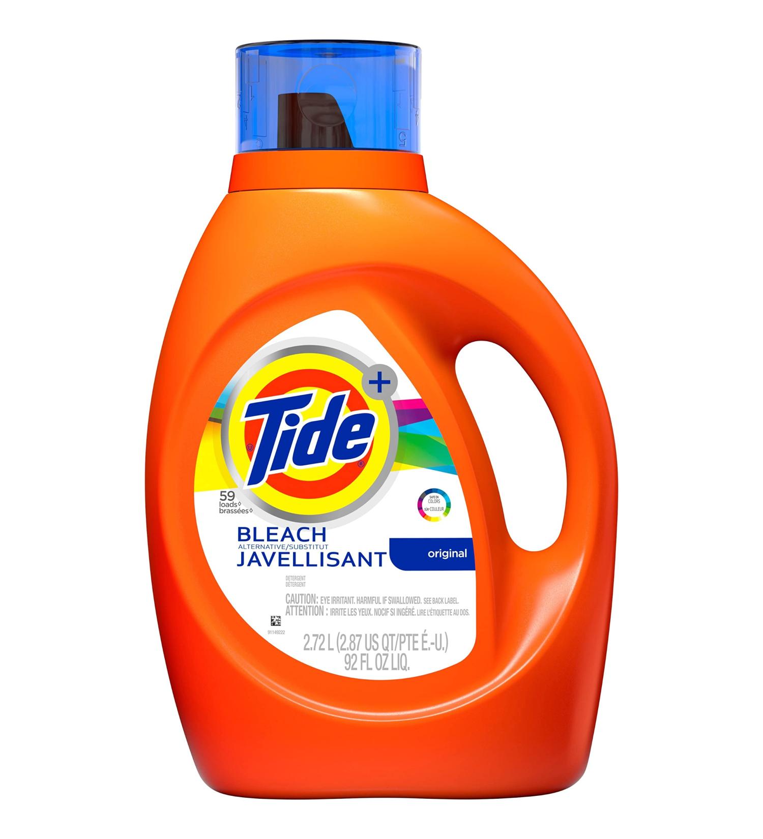 Buy Tide Plus Bleach Alternative Liquid Laundry Detergent - Safe for Colors Original Scent 2.72 L (59 Loads) - International Shipping Available - Buy Online on SooperMarket.com