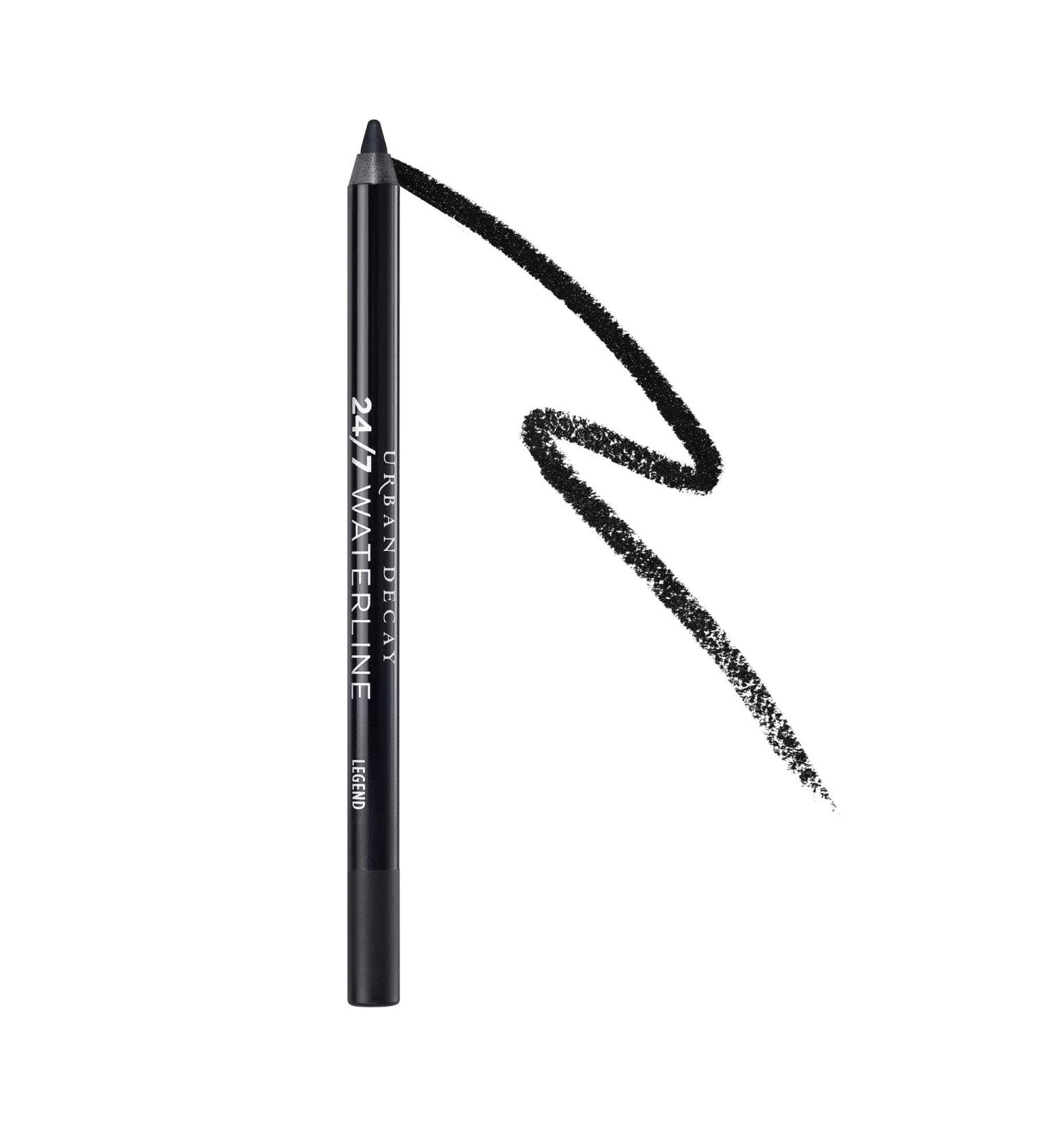 URBAN DECAY 24/7 Waterline Eye Pencil  Legend - Black  Demi-Matte Eyeliner - Long-Lasting  Waterproof Formula