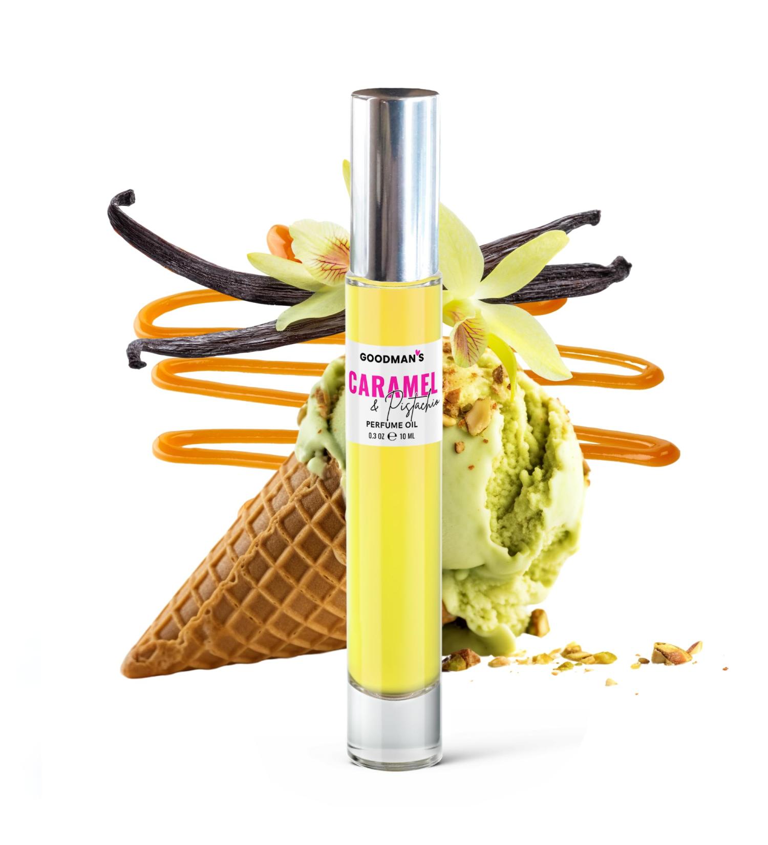 Goodman's Women Perfume Roll-On Fragrance Oil Long Lasting Luxury Rollerball Mini Perfume Alcohol Free 10ml (Caramel Pistachio) - Buy Online on SooperMarket.com