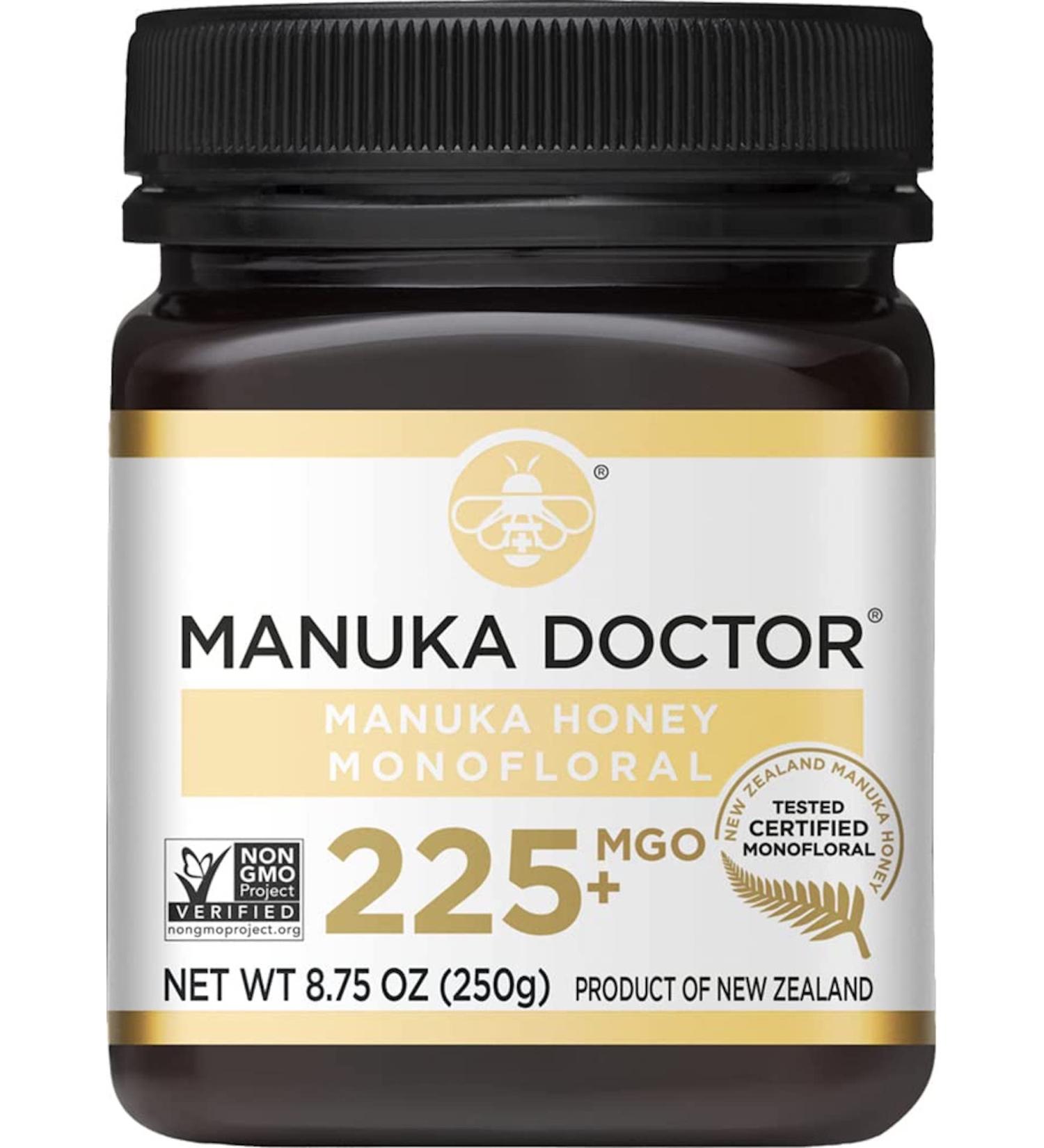 Manuka Doctor Monofloral MGO 225+ Manuka Honey 8.75 oz - Premium Natural Sweetener - Buy Online on SooperMarket.com