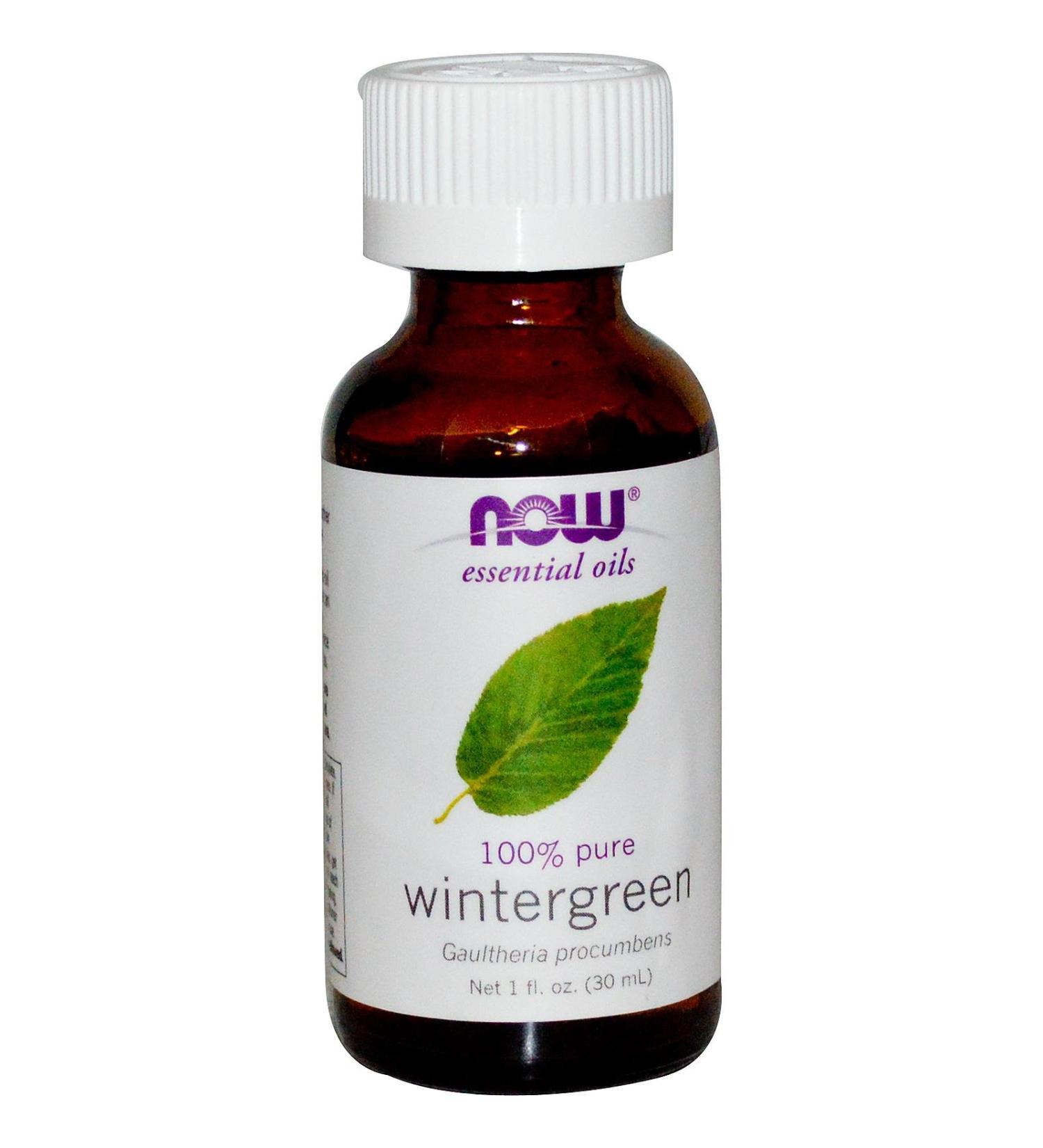 Now Foods Essential Oils Wintergreen 1 fl oz (30 ml)
