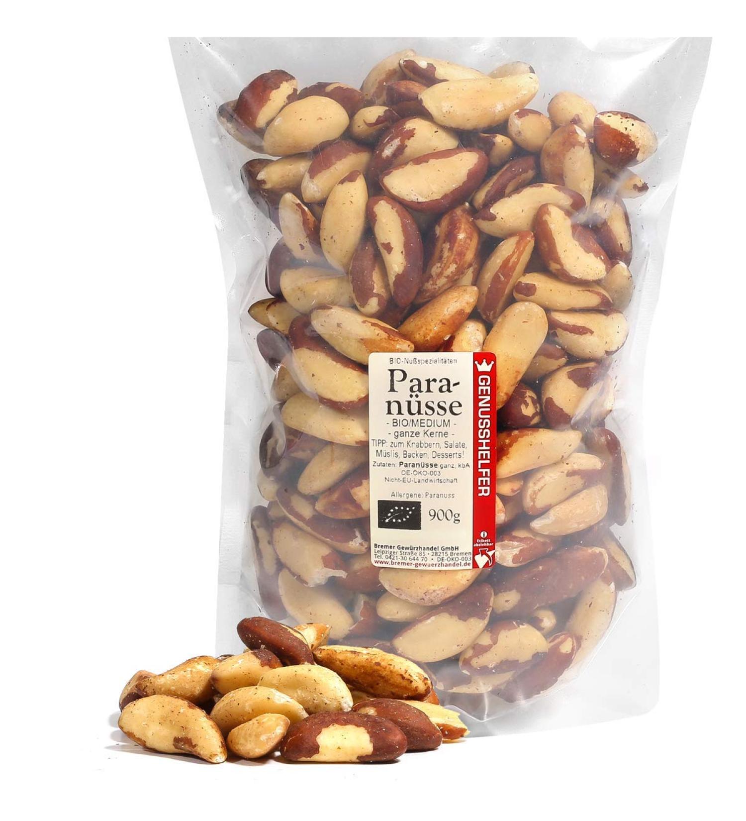 Buy Organic Whole Brazil Nuts - Bremer Gew rzhandel 900g - Fresh & Shell-Free International Shipping - Buy Online on SooperMarket.com