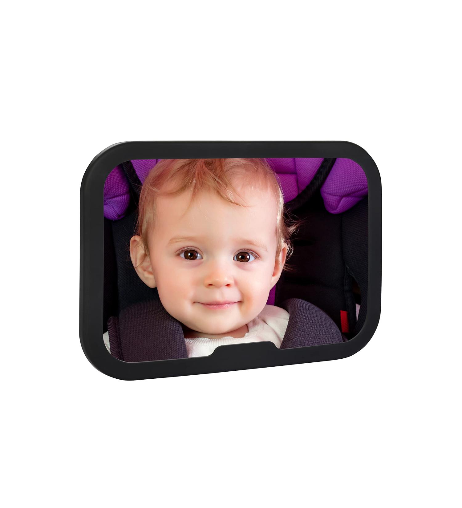 Altabebe AL1104 Black Back Seat Mirror - Easy Installation and Wide Angle View - Buy Online on SooperMarket.com