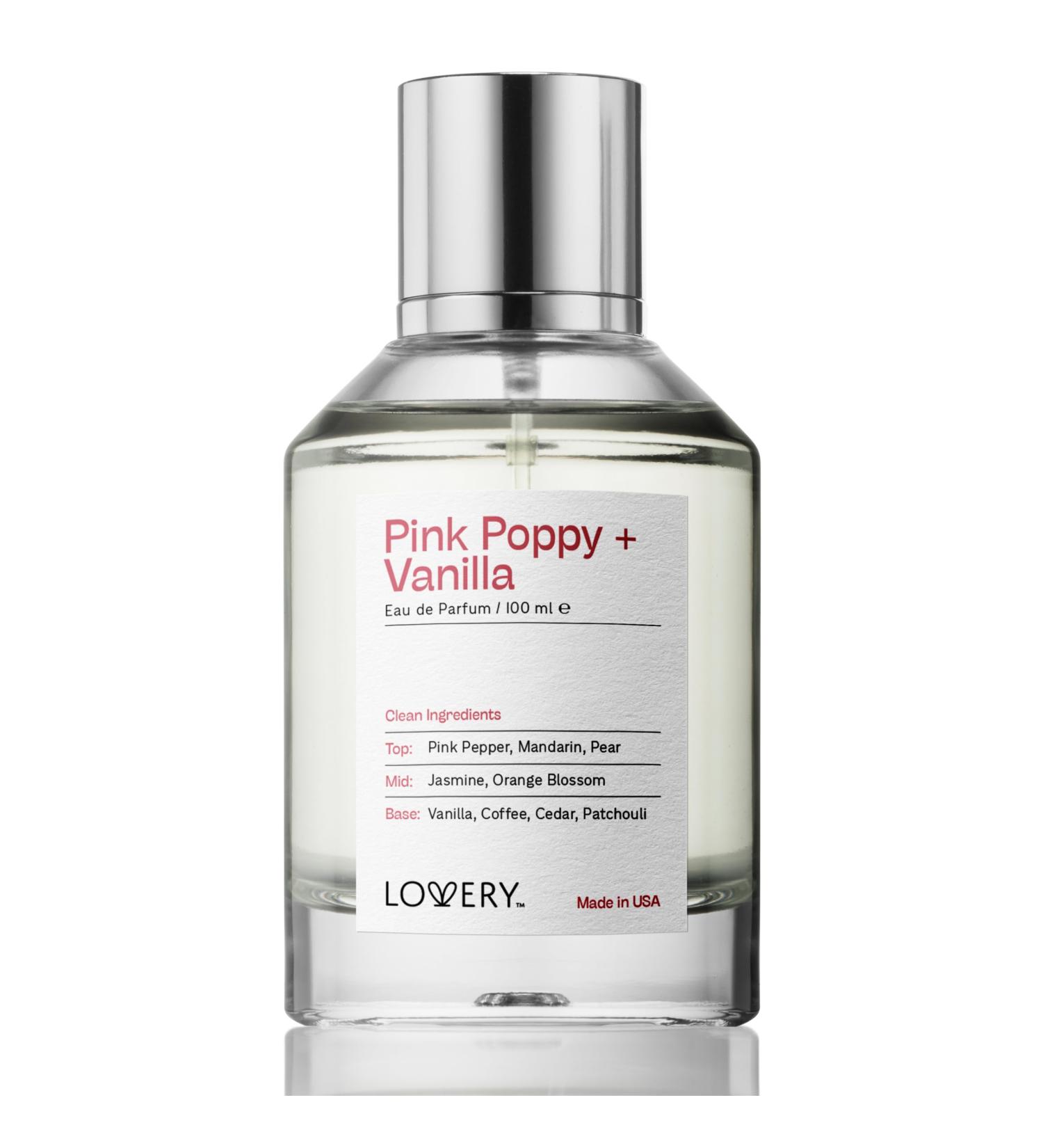 Valentines Day Pink Poppy & Vanilla Perfume for Women 100ml Clean Fragrance Perfumes for Womens Long Lasting Vegan Natural Ingredients Vanilla Coffee Patchouli Birthday Gifts for Mom Wife USA Clean Pink Poppy and Vanilla - Buy Online on SooperMarket.com