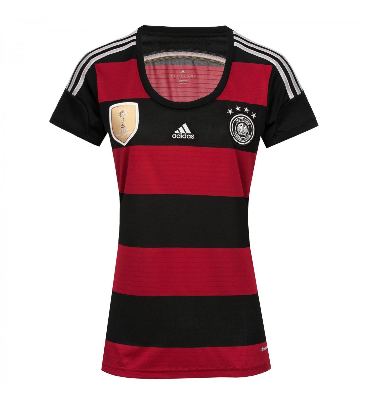 Buy Adidas DFB A JSY W 4S POWRED/BLACK S Red - International Shipping Available - Buy Online on SooperMarket.com