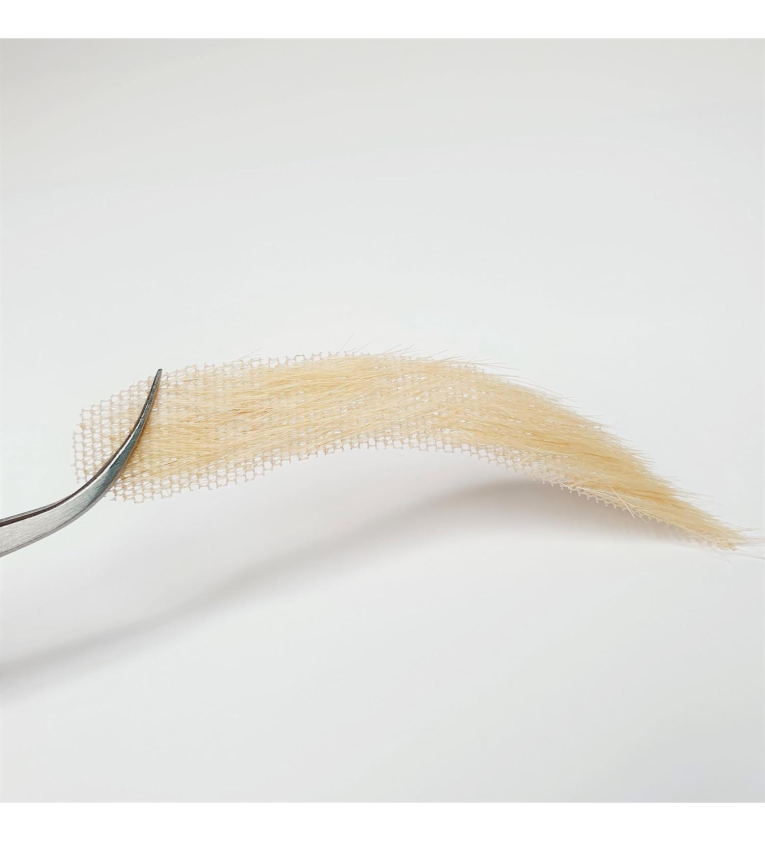 XXL Lashes Handmade Semi-Permanent Artificial Eyebrows - Natural Look with Skin Adhesive - Ideal for Sparse or Missing Eyebrows - Blonde - Buy Online on SooperMarket.com
