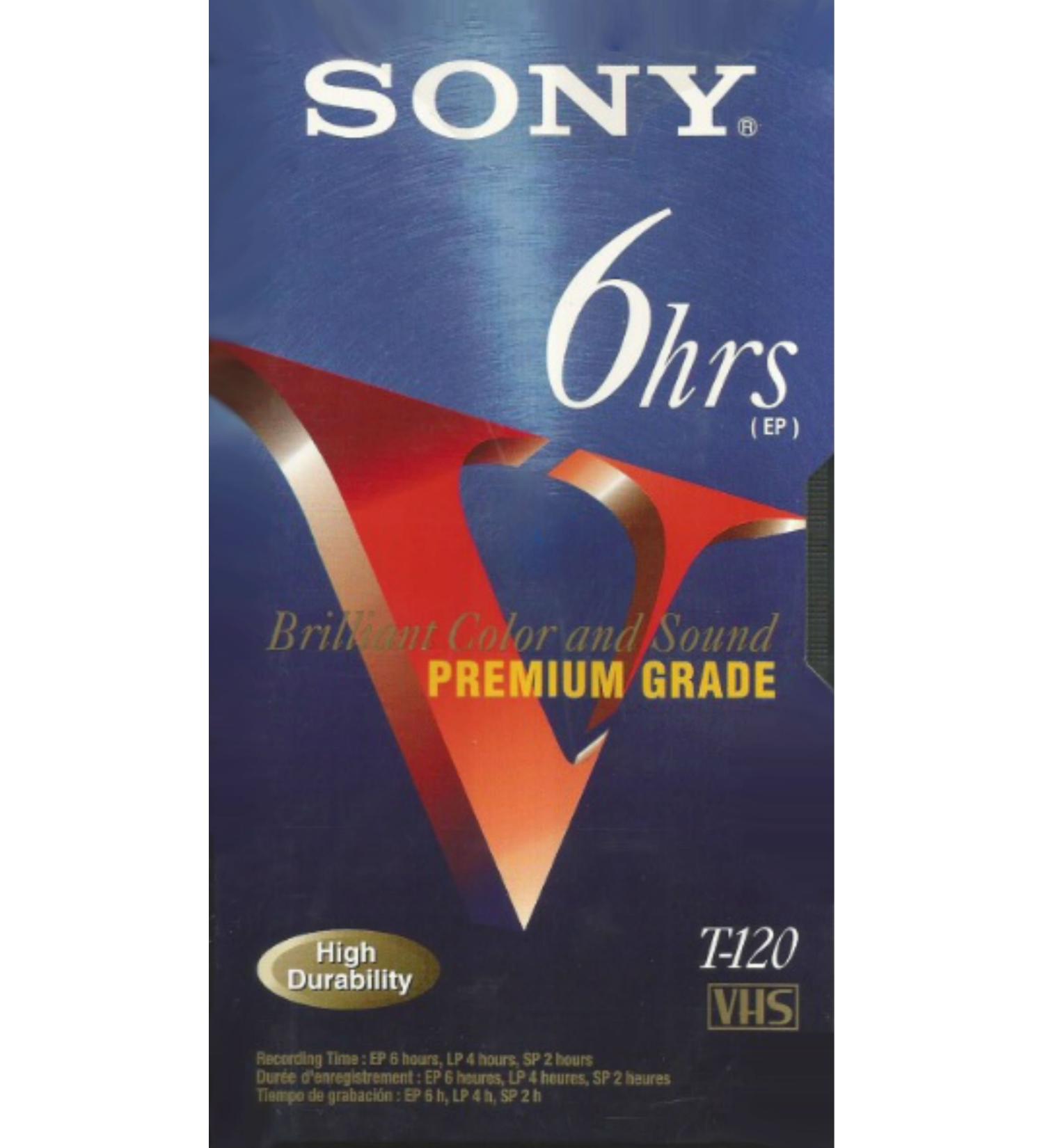 Sony T120VRH VHS Tape (Single) (Discontinued by Manufacturer)