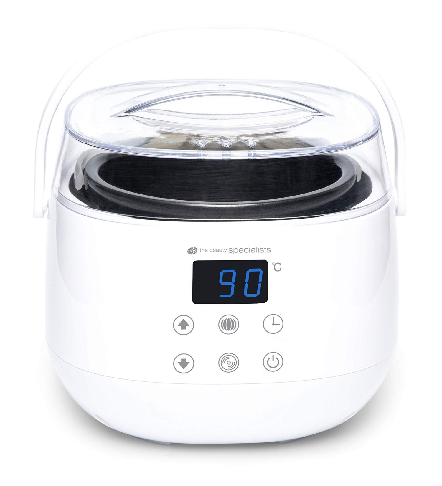 Rio Professional Wax Heater Suitable For All Wax Types including Hard Creme & Soft Automatic Temperature Control Multiple Temperature Settings LCD Rapid Heat-Up - Buy Online on SooperMarket.com