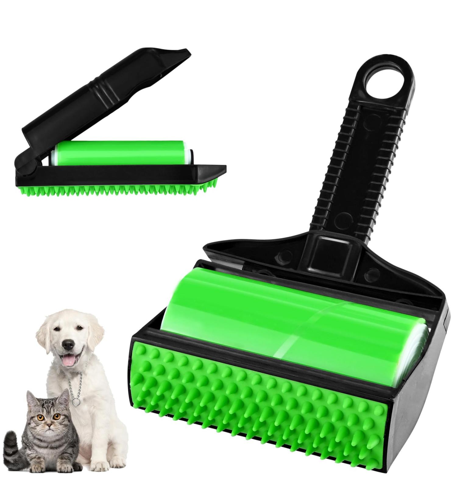 Stick It Roller - 2 Pack Silicone Reusable Lint Roller | Animal Hair Remover for Car Seats Carpets & Clothing - Buy Online on SooperMarket.com
