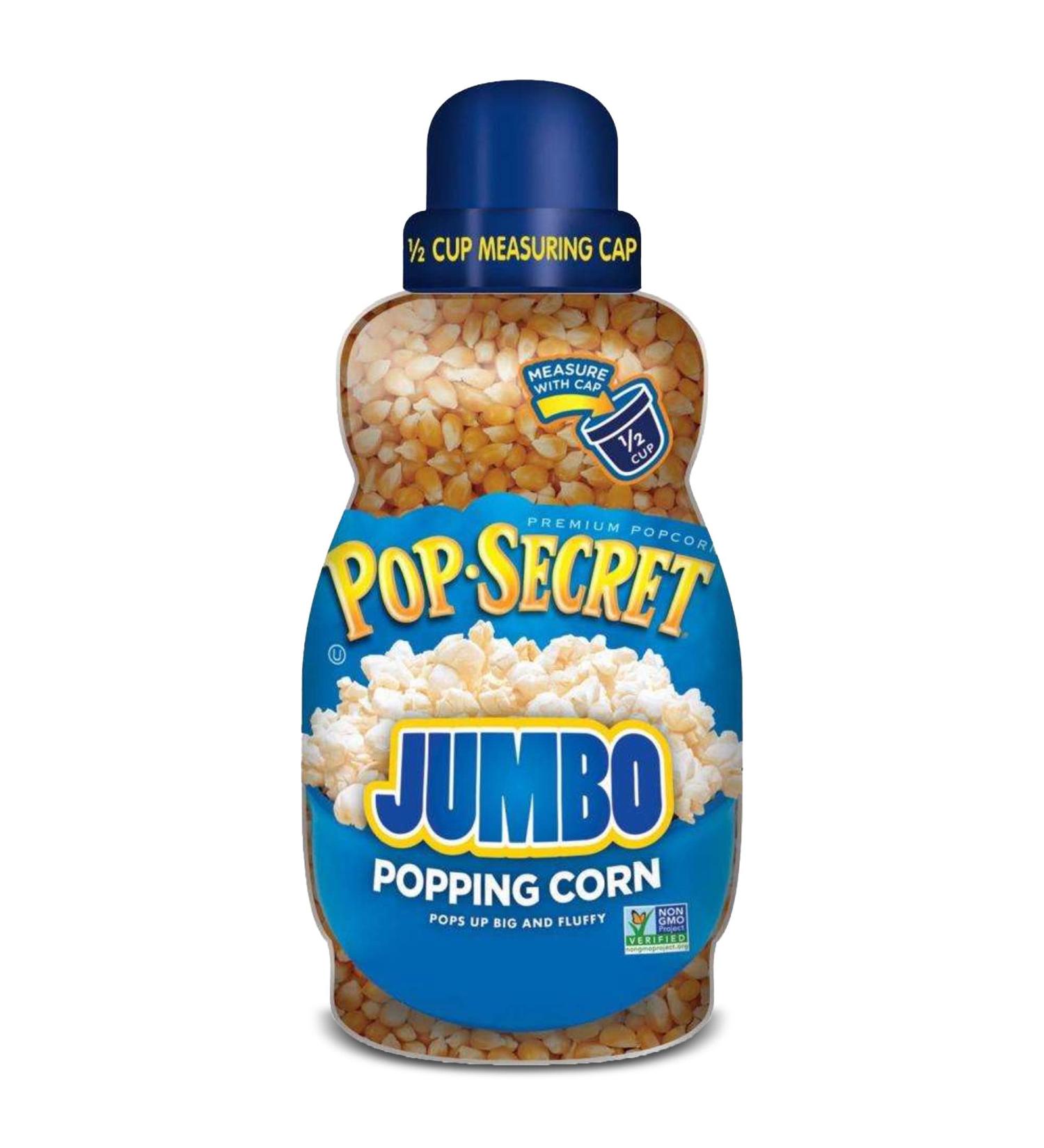 Pop Secret Jumbo Popcorn Kernels - 30 Ounce Jar | Premium Quality Popcorn for Delicious Snacks - Buy Online on SooperMarket.com