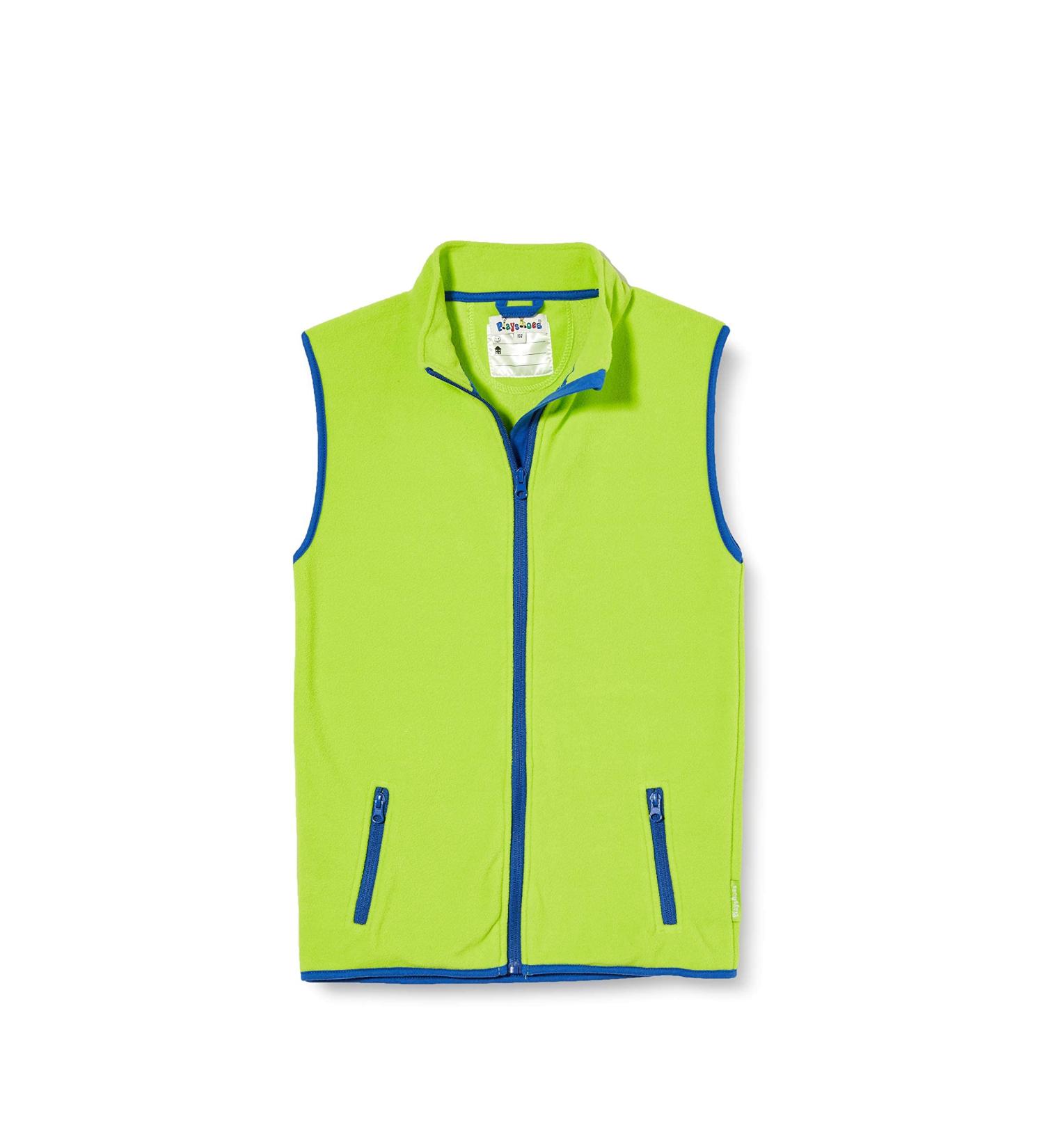 Playshoes Unisex Kid's Fleece Vest 164 Green - Outdoor Top - Buy Online on SooperMarket.com