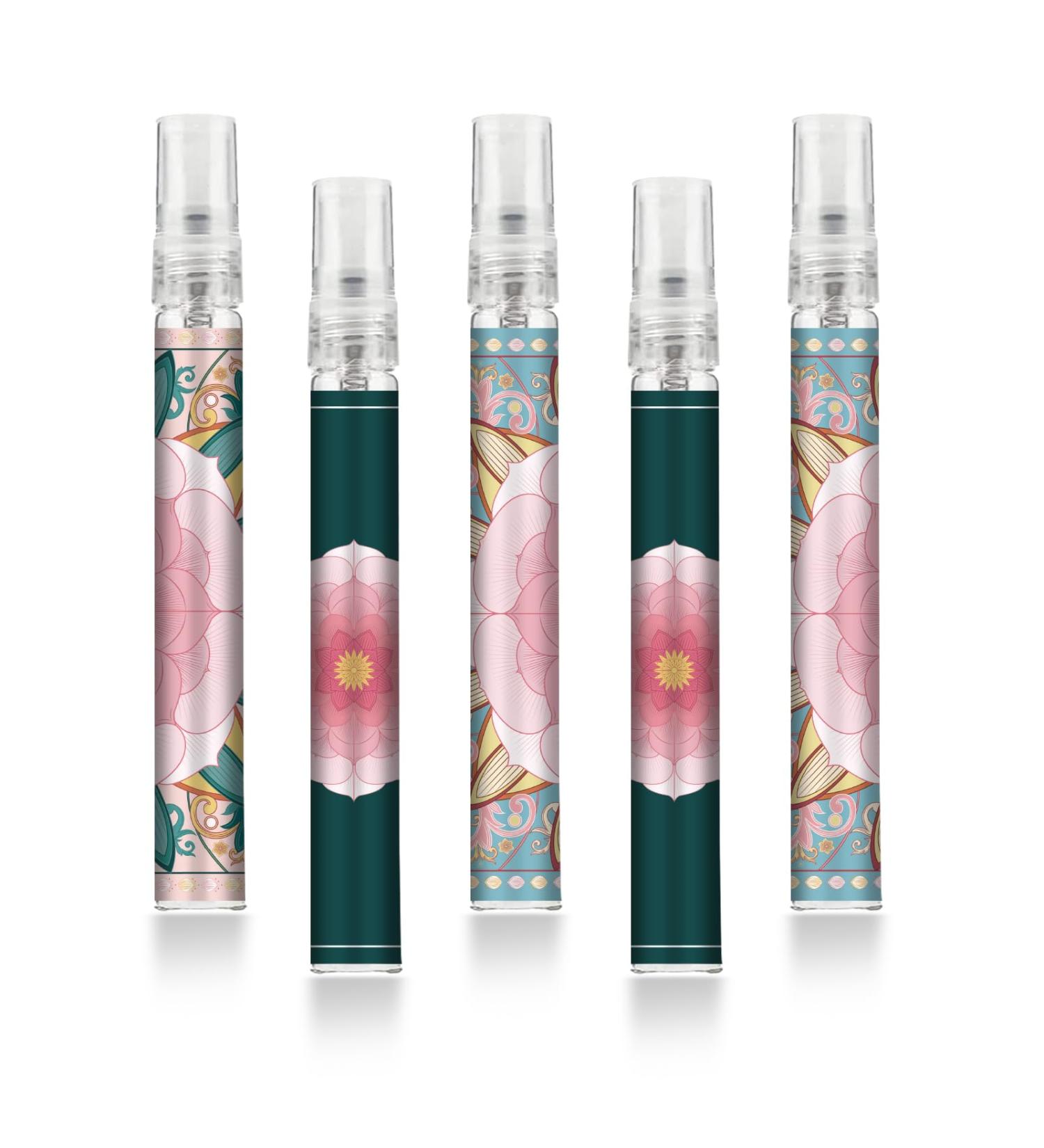 Shu mizara Portable Mini Refillable Perfume Atomizer Bottle Atomizer Travel Size Spray Bottles Accessories Atomizer Perfume Bottle Scent Pump Case for Travel Flower Green - Buy Online on SooperMarket.com
