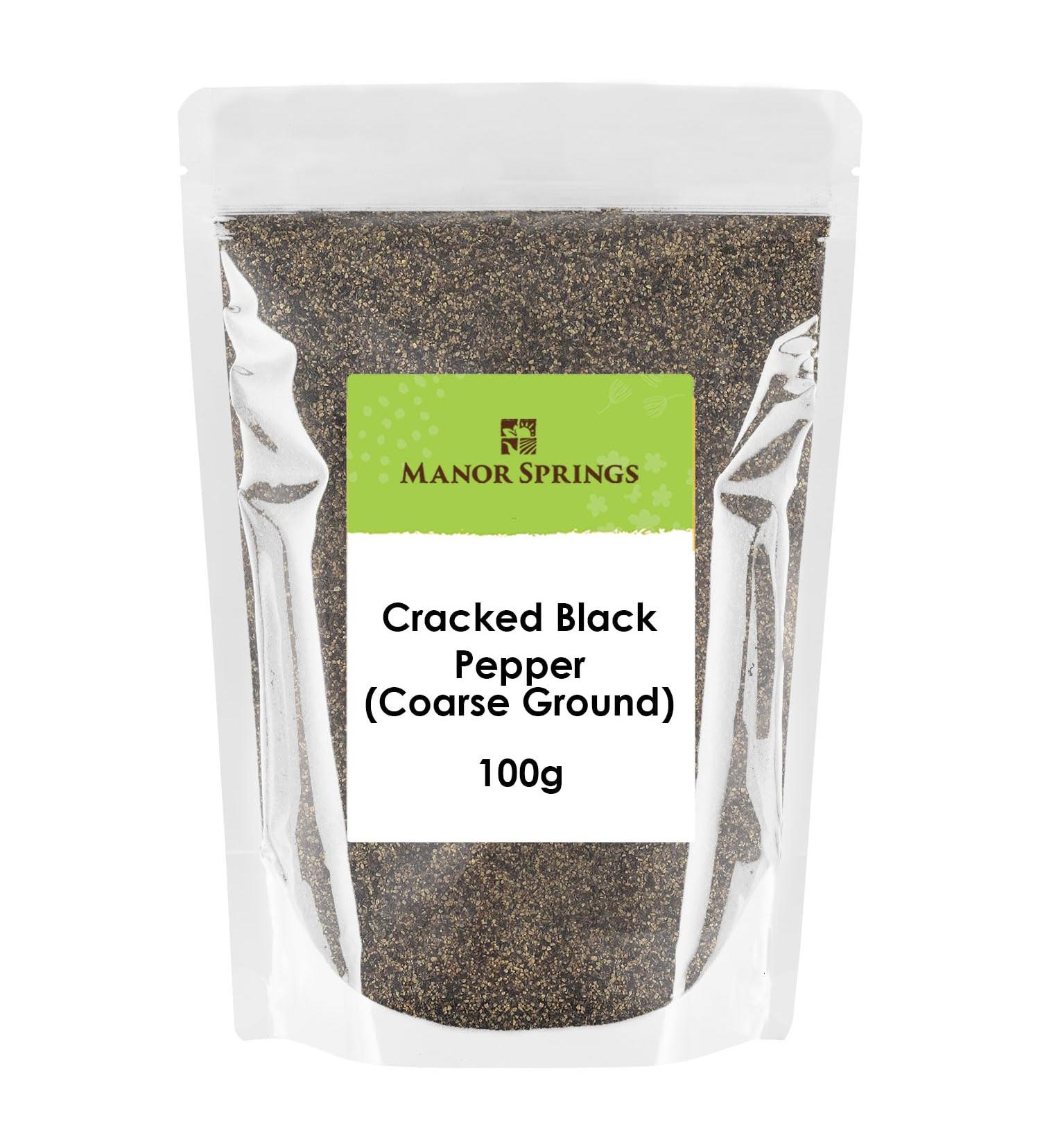 Cracked Black Pepper (Coarse Ground) 100g