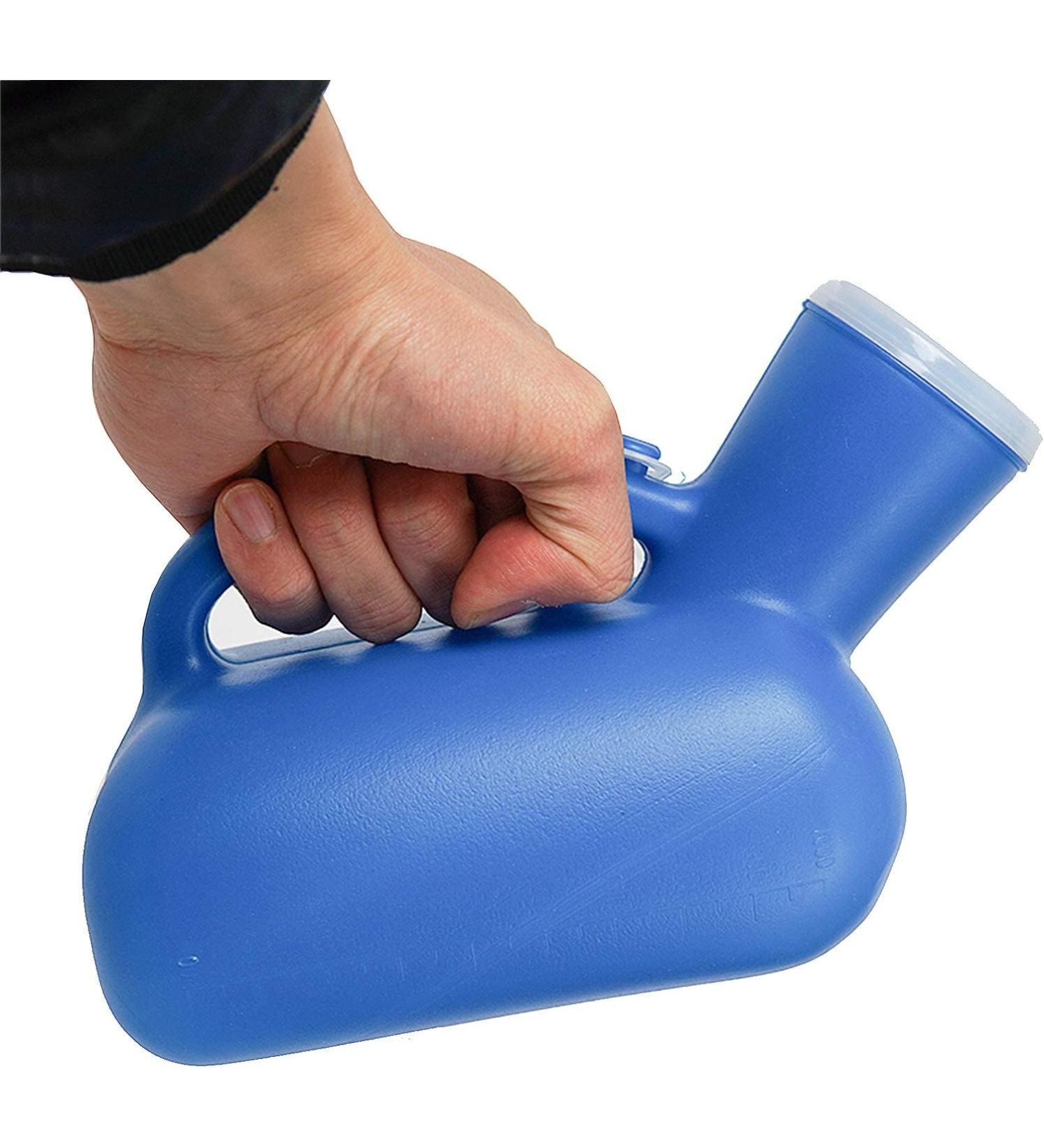 Male Urinal Bottle Camping Toilet Urine Bottle 1000ML Male Urinal Portable Mens Potty Pee Bottle Collector Travel Toilet - Buy Online on SooperMarket.com