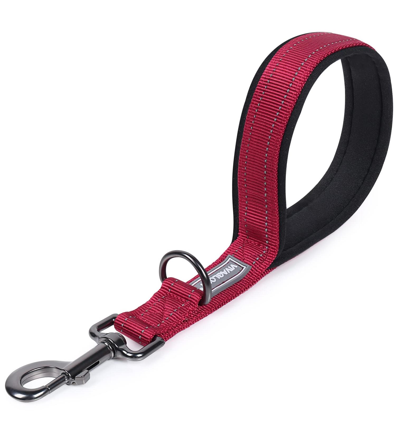 Vivaglory Short Dog Leash - Traffic Leash for Medium & Large Dogs 32cm Red Training Line - Buy Online on SooperMarket.com